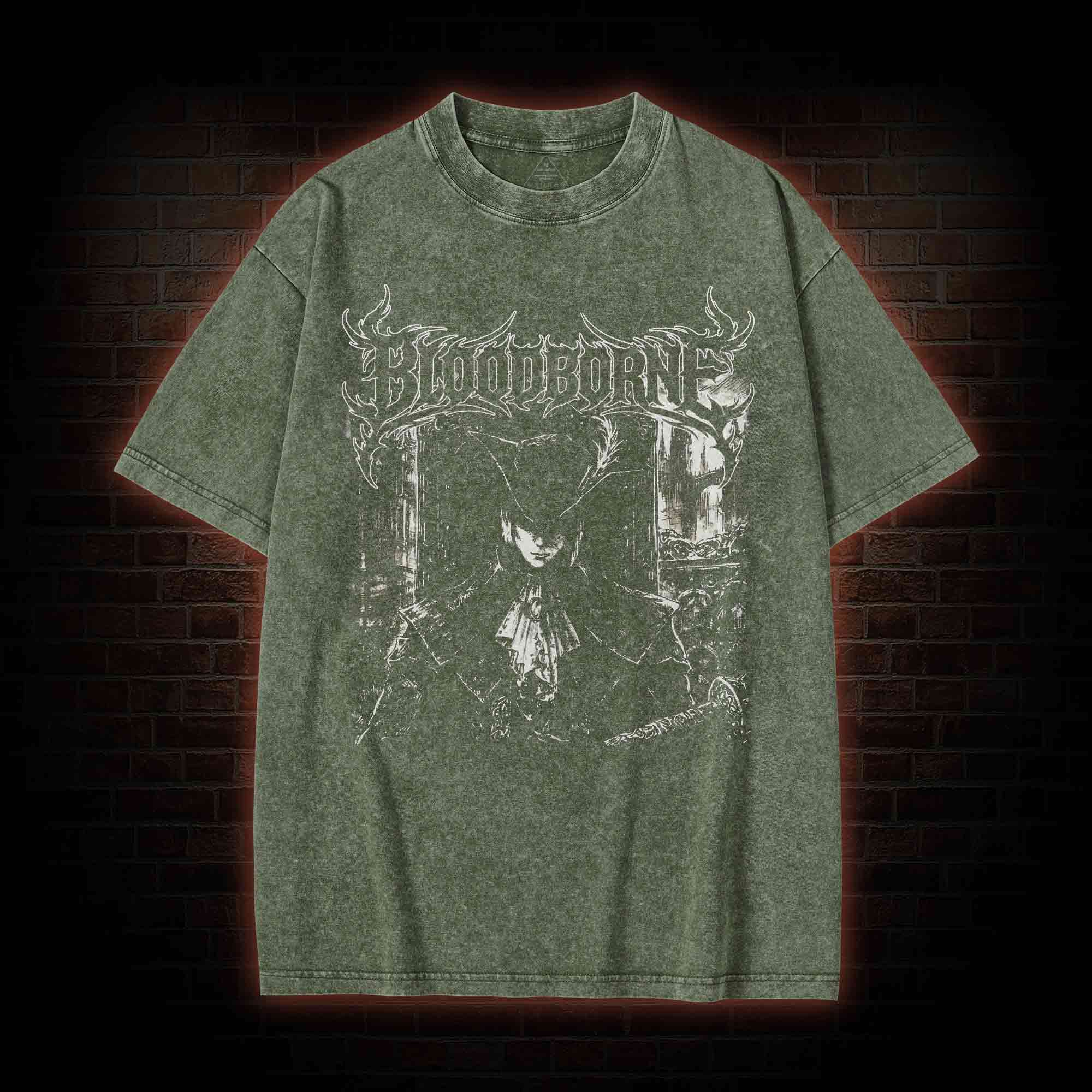 Retro The Hunt is Not Over Washed T-shirt