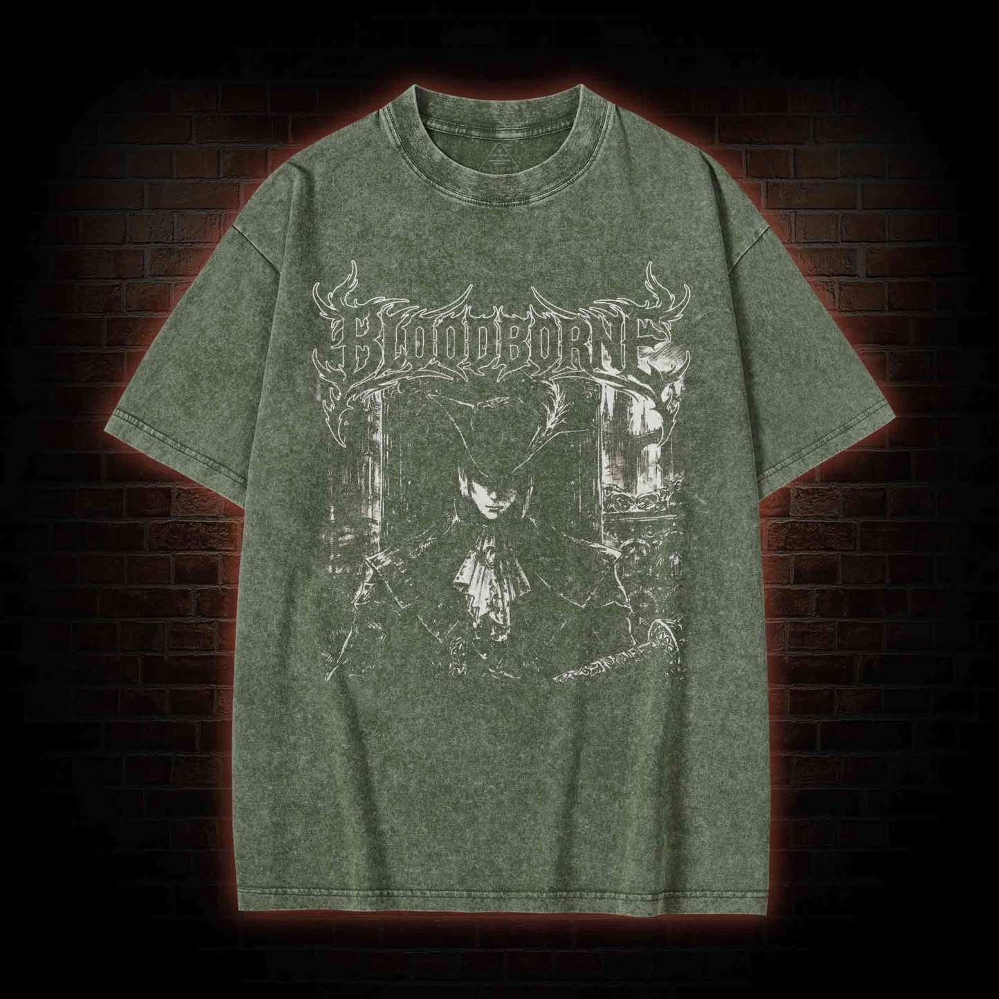 Retro The Hunt is Not Over Washed T-shirt