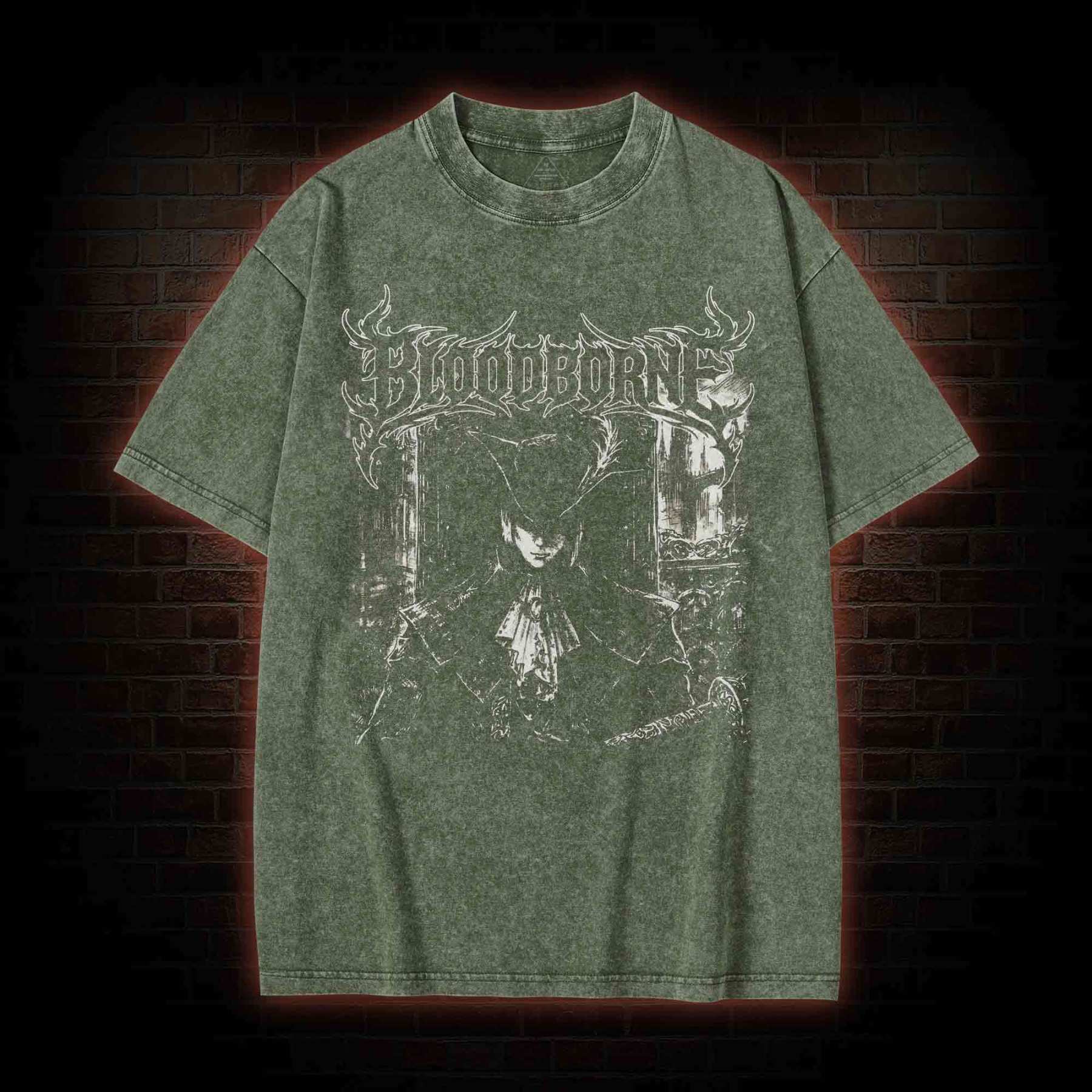 Retro The Hunt is Not Over Washed T-shirt