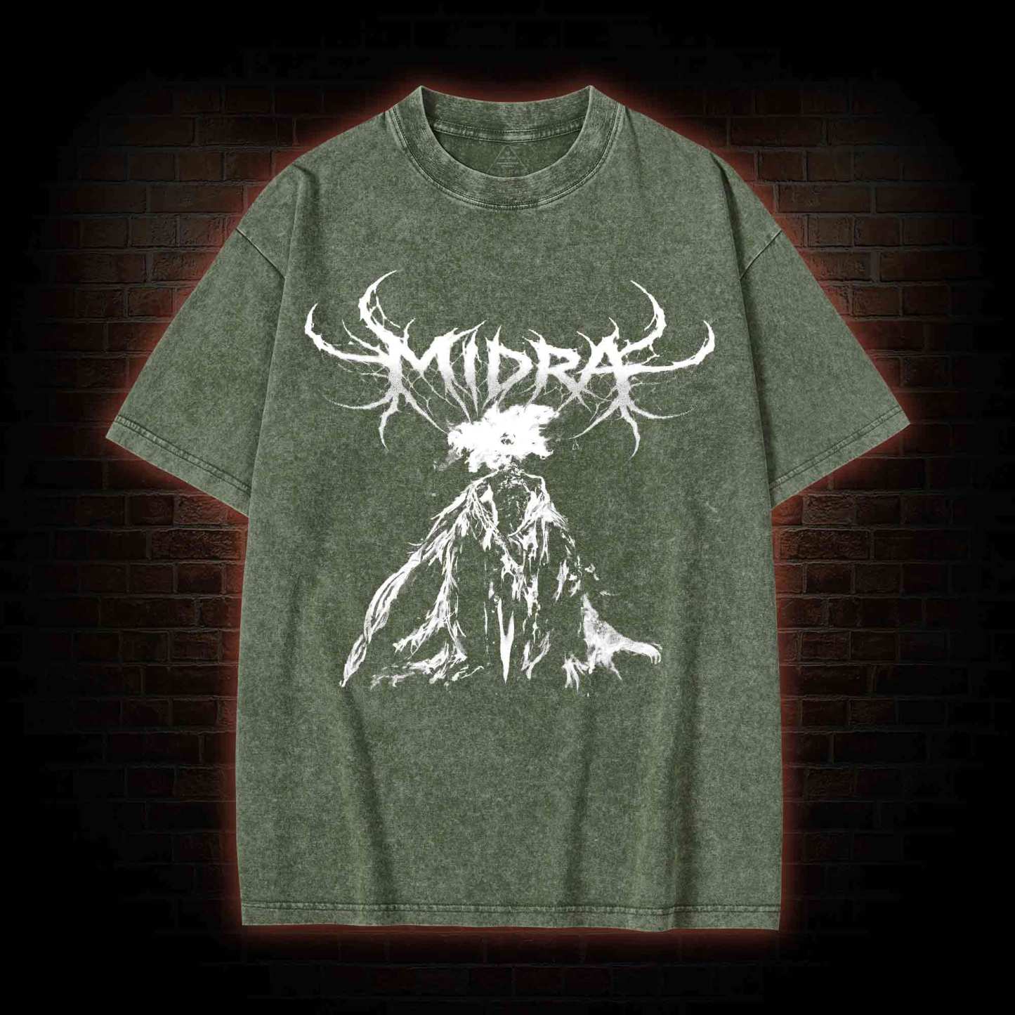 The Dark Moon Burns Washed T-shirt