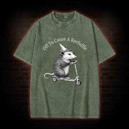 Cause a Kerfuffle Washed T-shirt