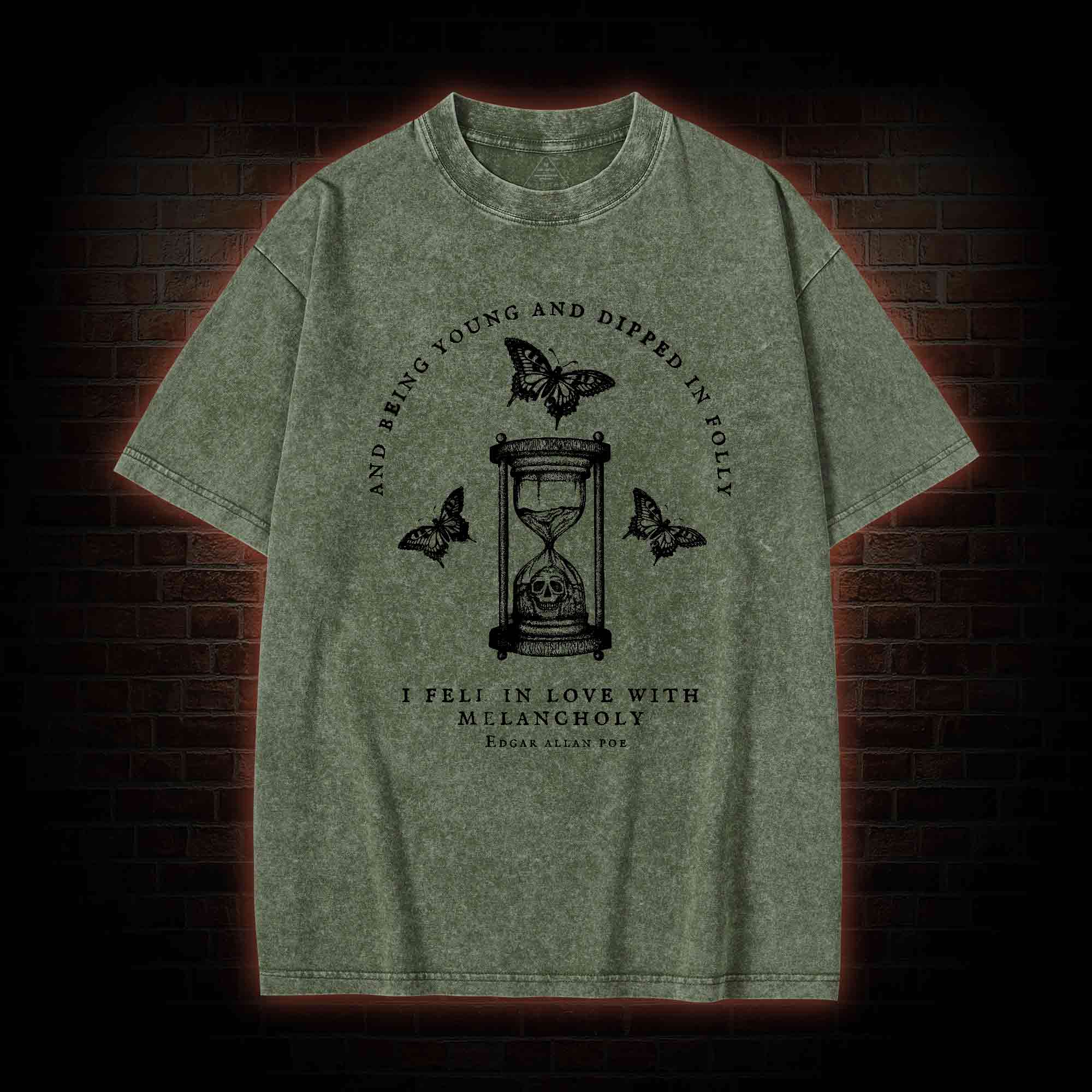 I Fell in Love with Melancholy Washed T-shirt