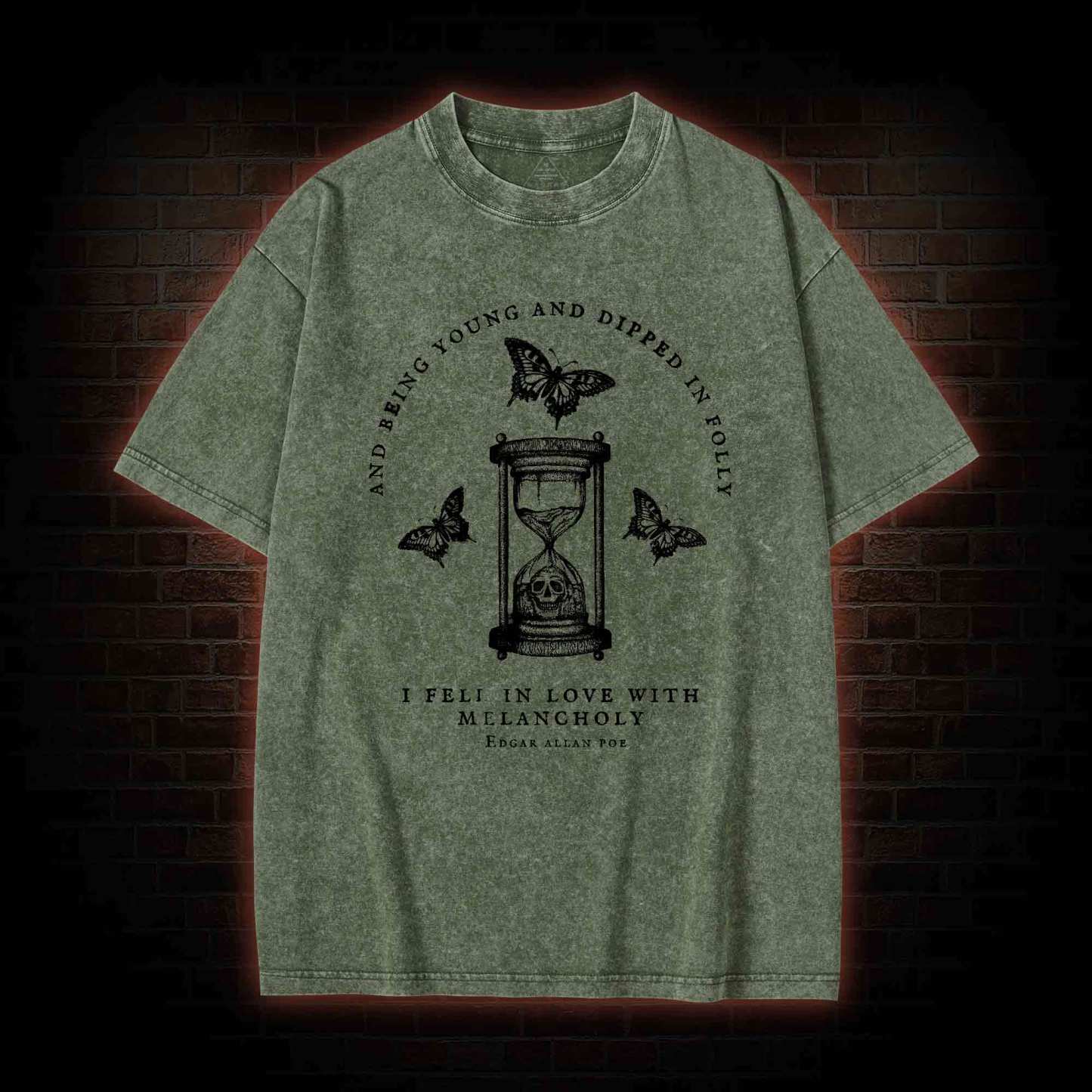 I Fell in Love with Melancholy Washed T-shirt