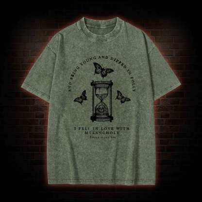 I Fell in Love with Melancholy Washed T-shirt
