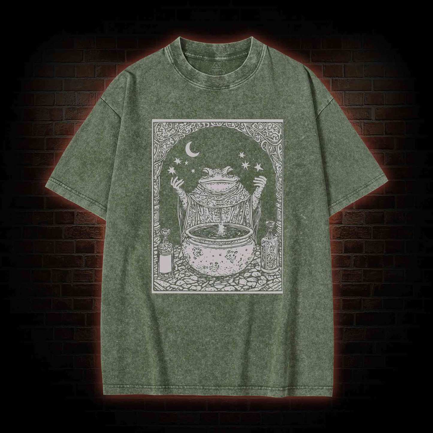 Frog Wizard Washed T-shirt
