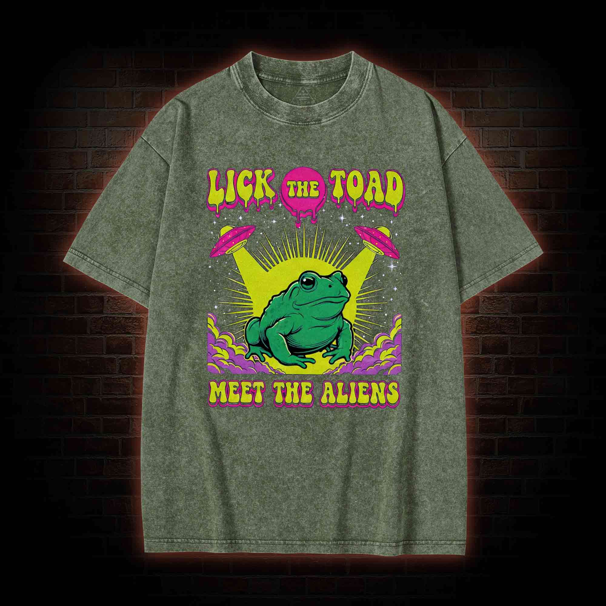 Lick the Toad Washed T-shirt