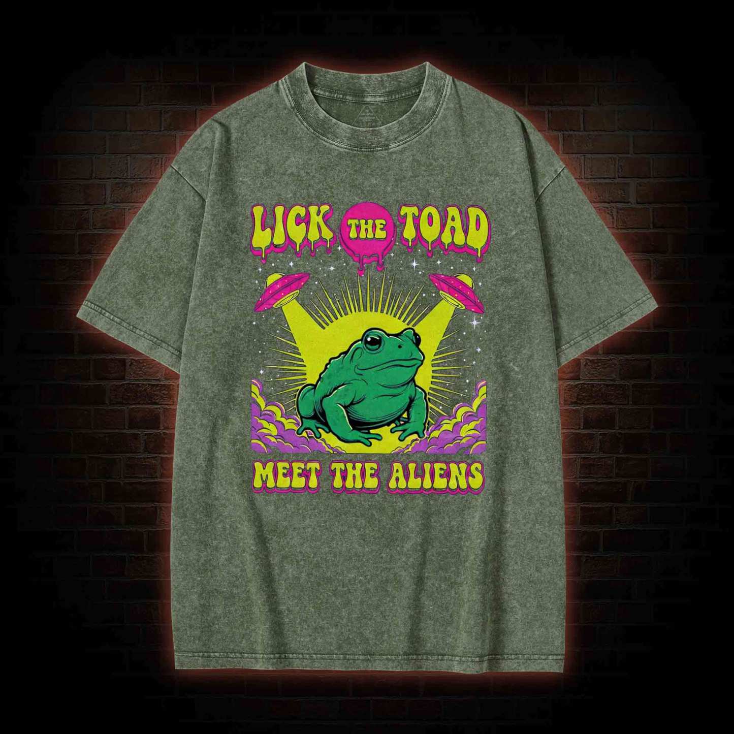 Lick the Toad Washed T-shirt