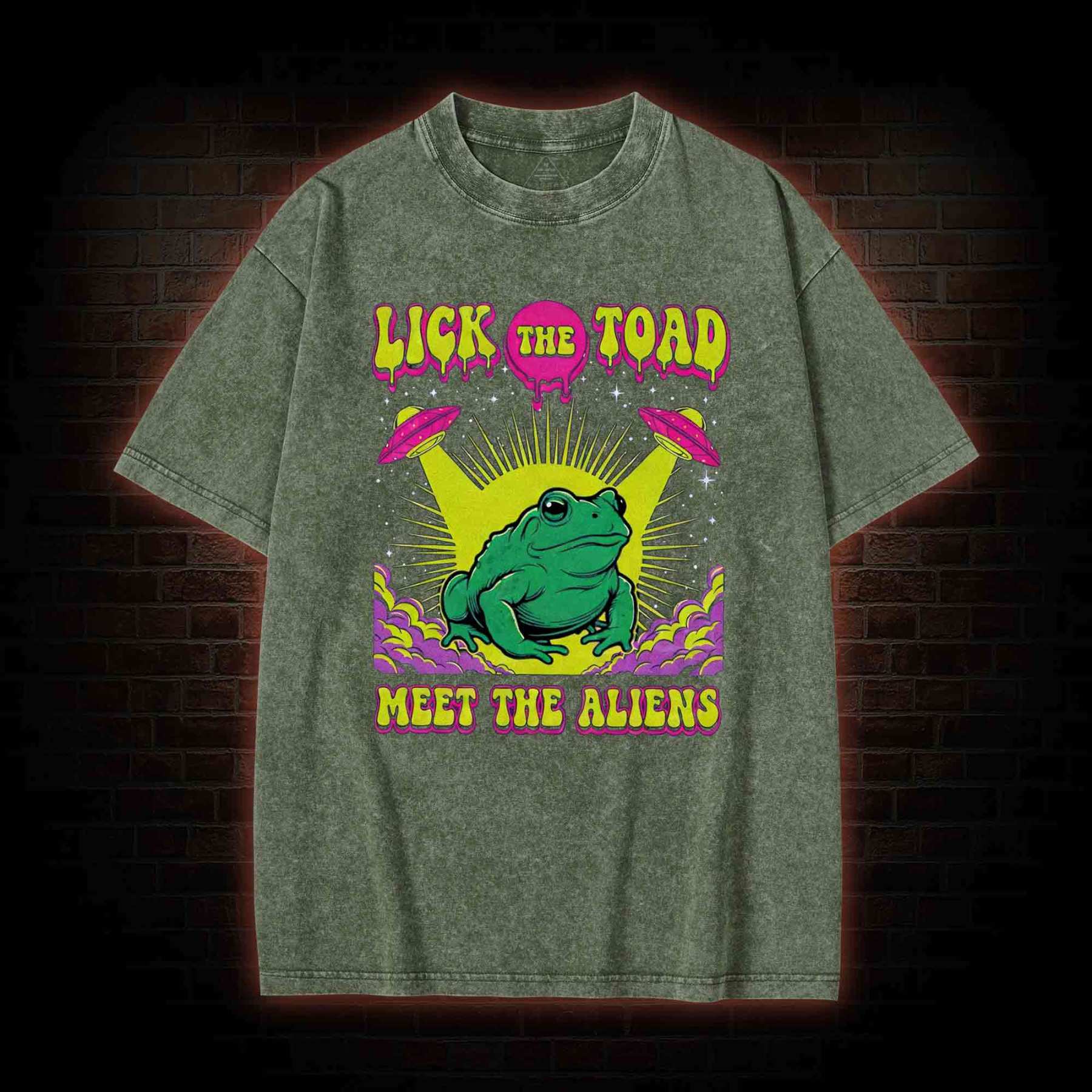 Lick the Toad Washed T-shirt