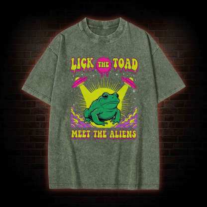 Lick the Toad Washed T-shirt