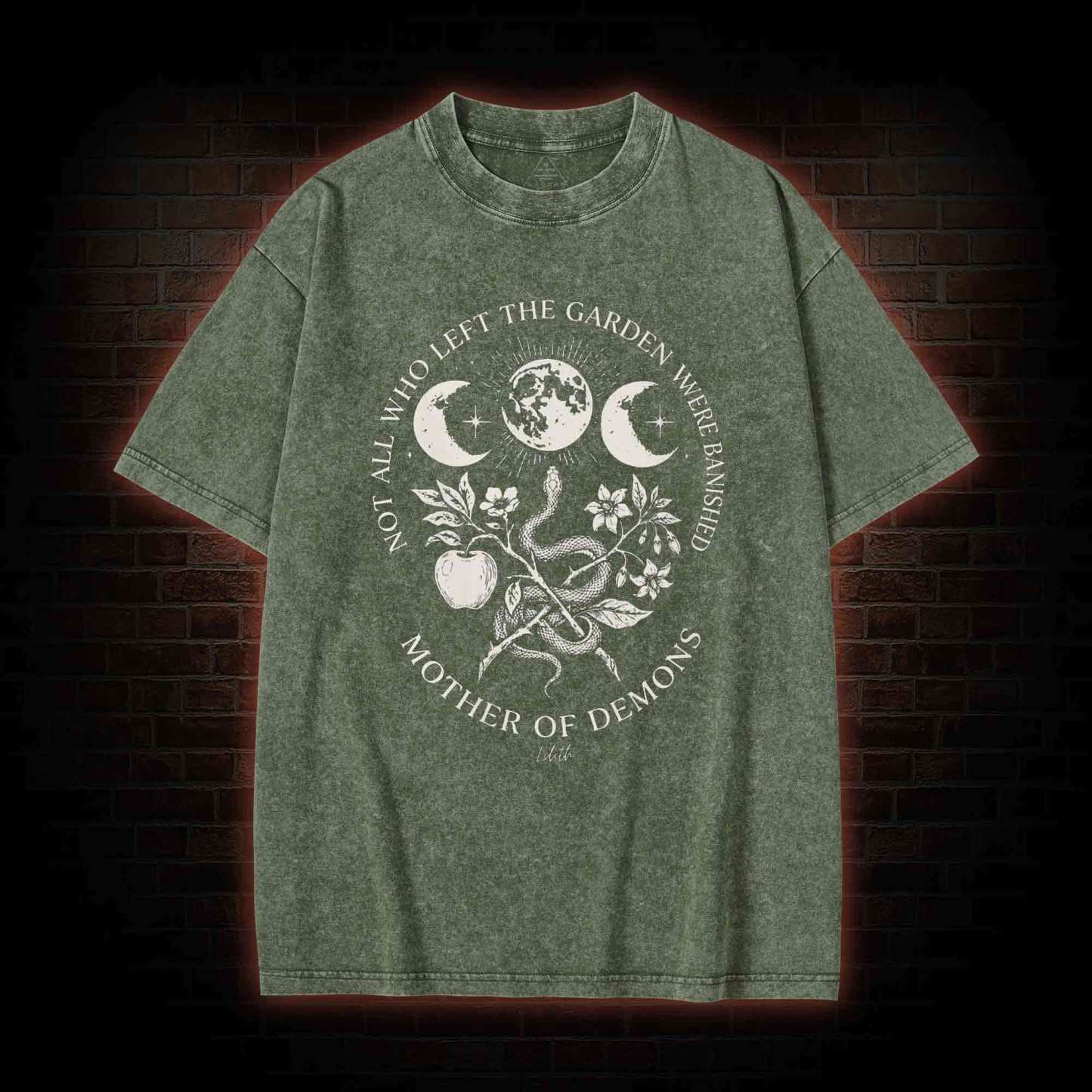 Not All Who Left the Garden were Banished Washed T-shirt
