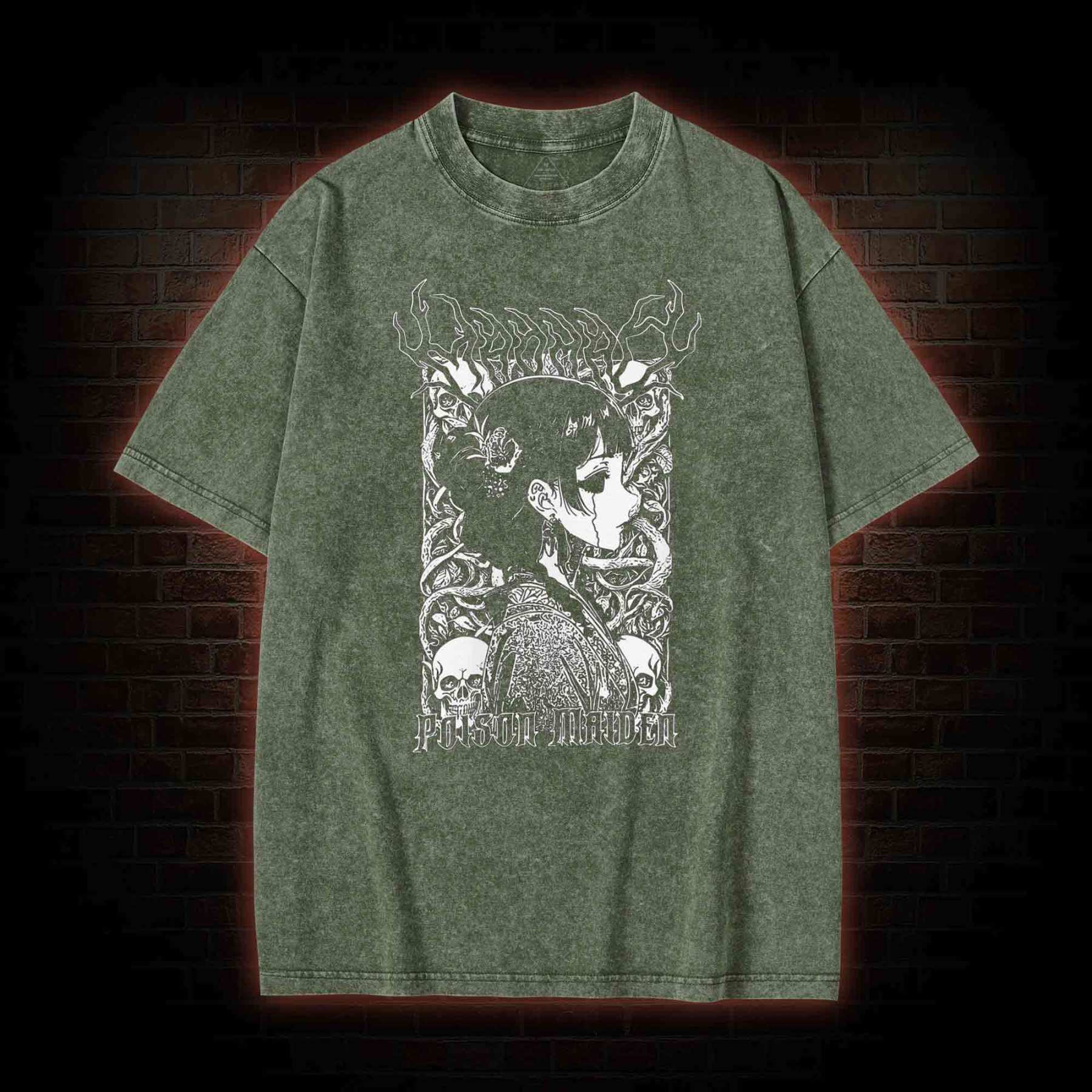 Poison Maiden Washed T-shirt