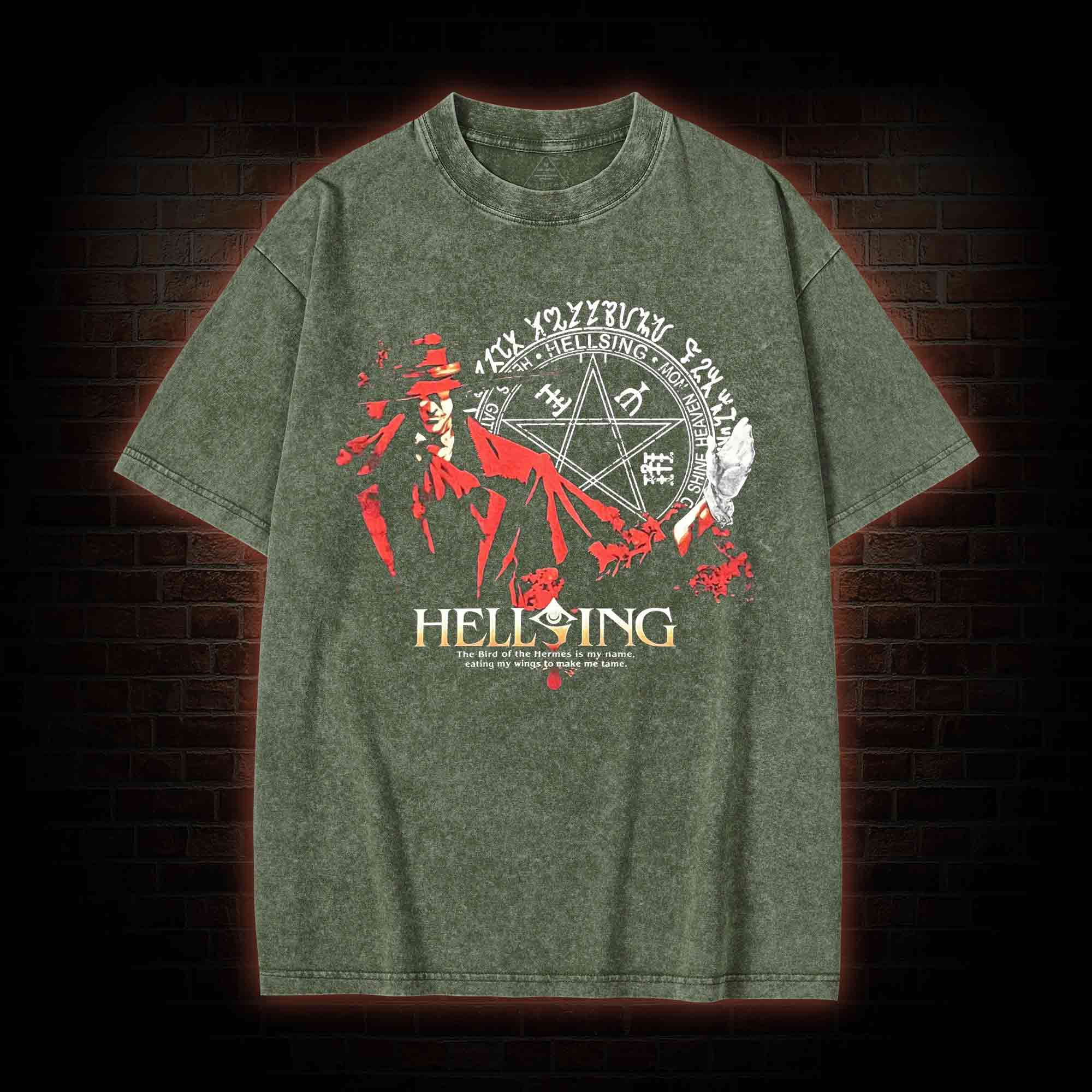 The Bird of the Hermes is My Name Washed T-shirt