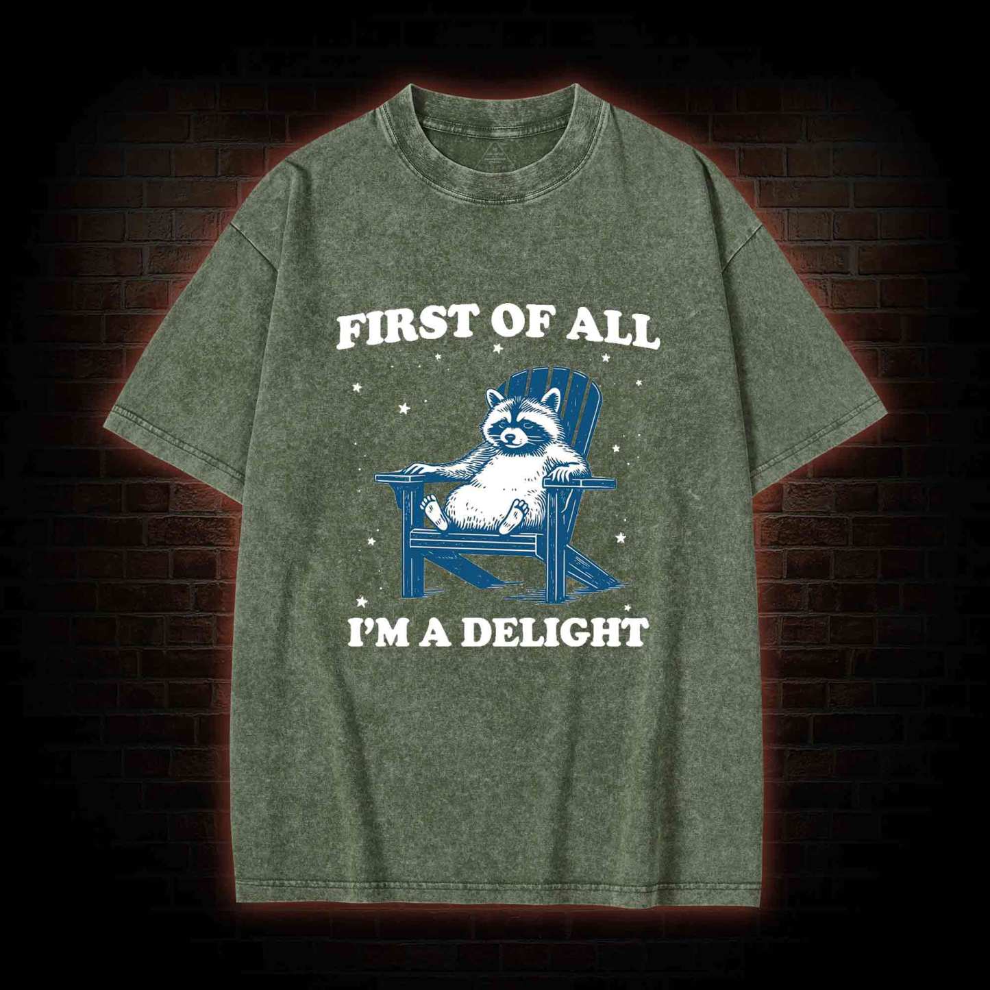 First of All I'm a Delight Washed T-shirt