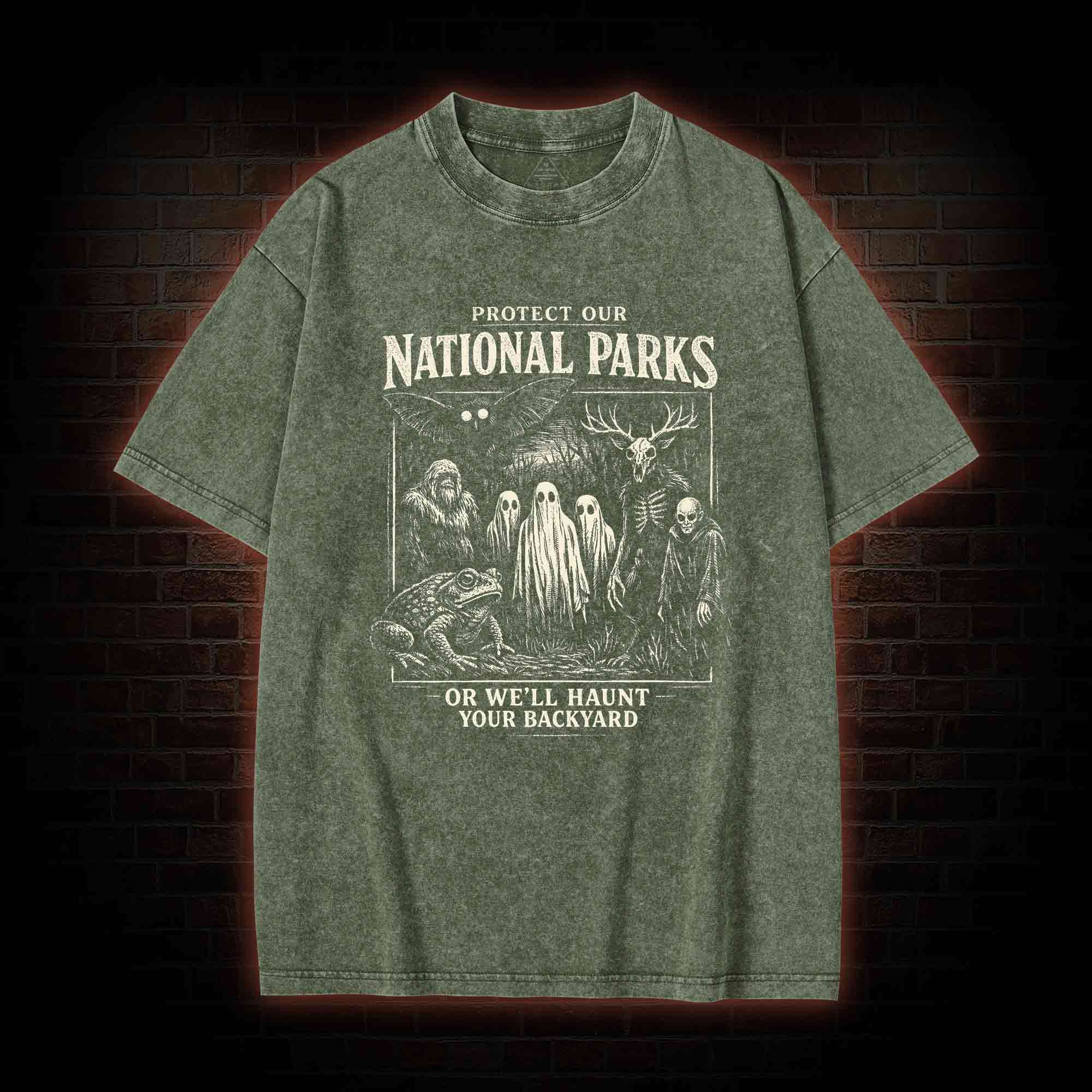 Protect Our National Parks Washed T-shirt
