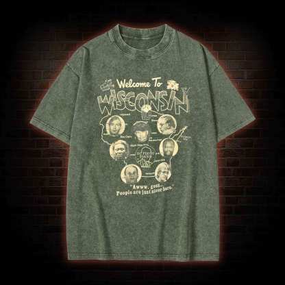 Welcome to Wisconsin Washed T-shirt