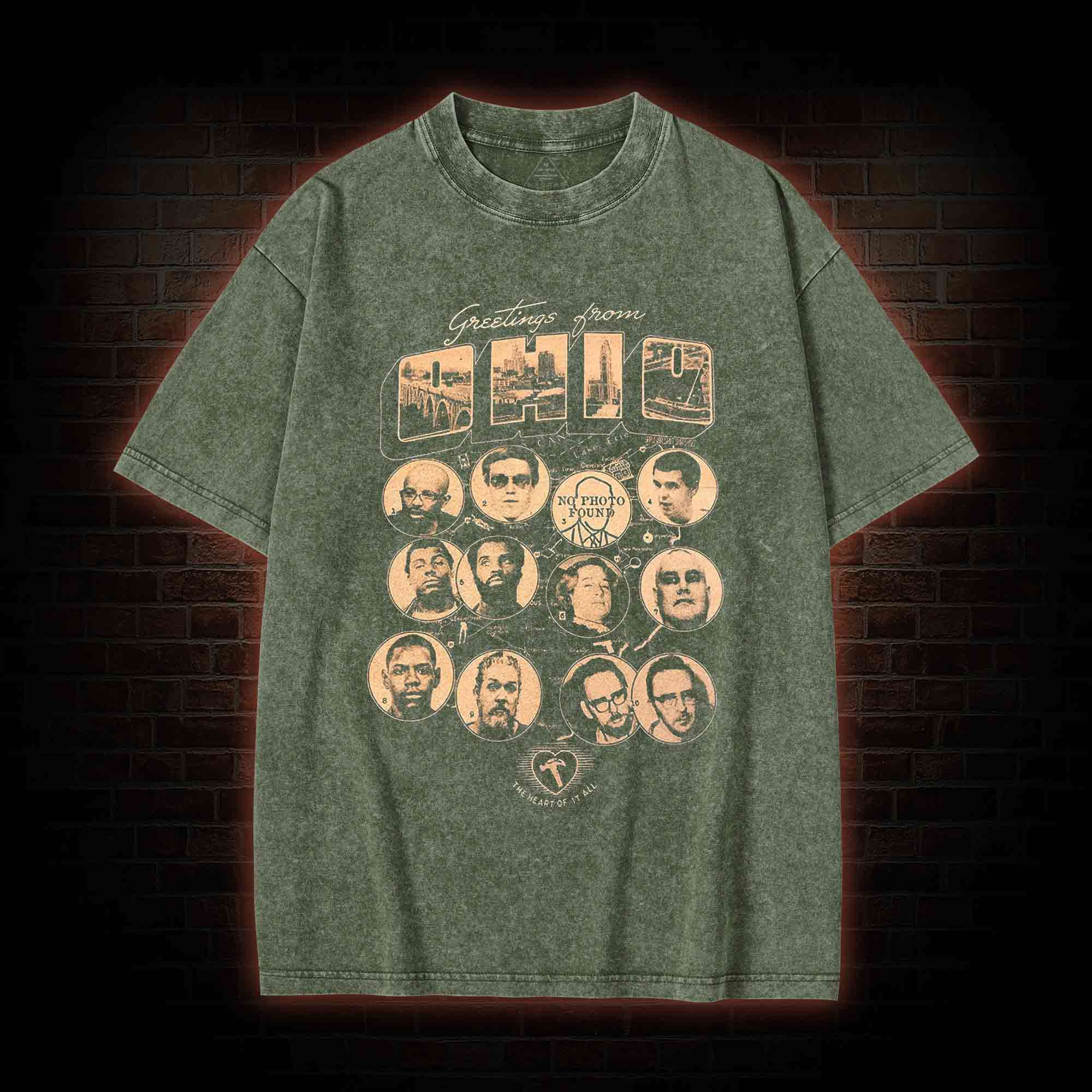 Greetings from OHIO Washed T-shirt