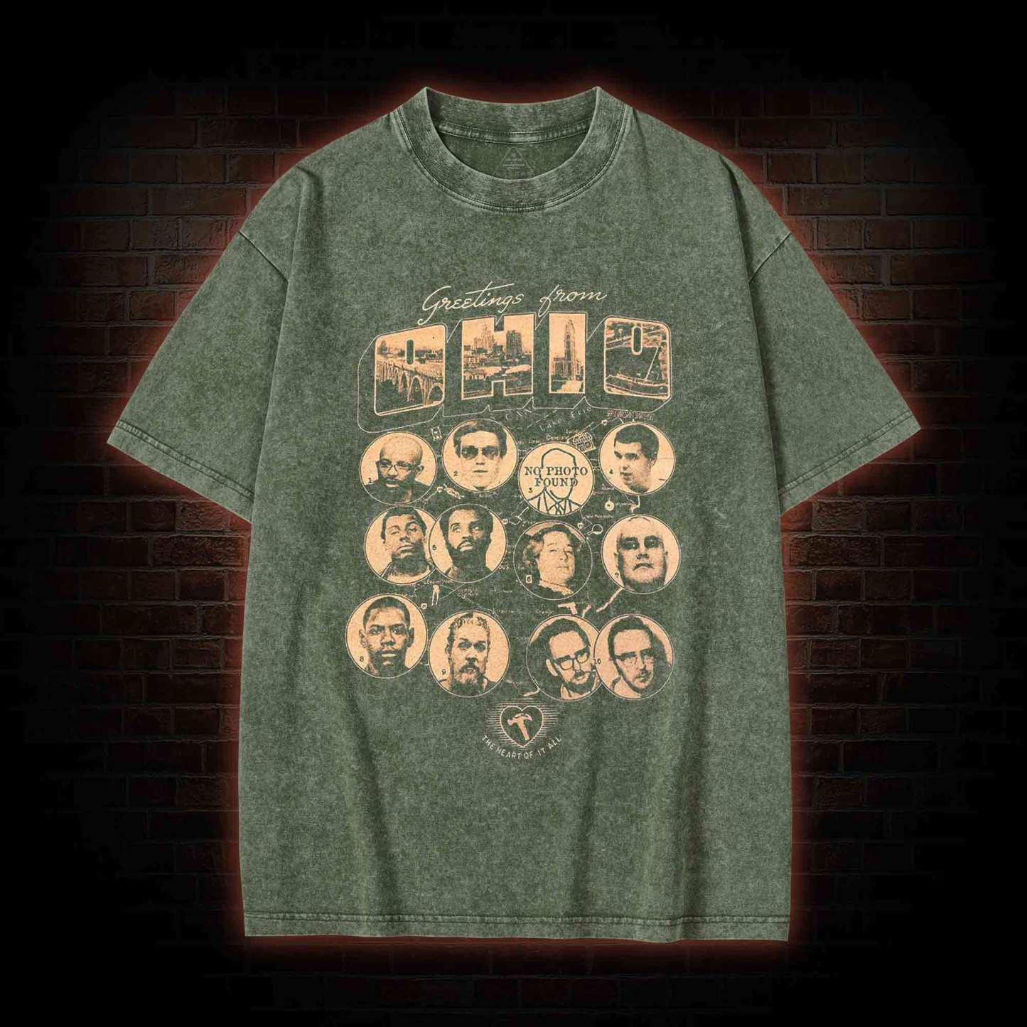 Greetings from OHIO Washed T-shirt