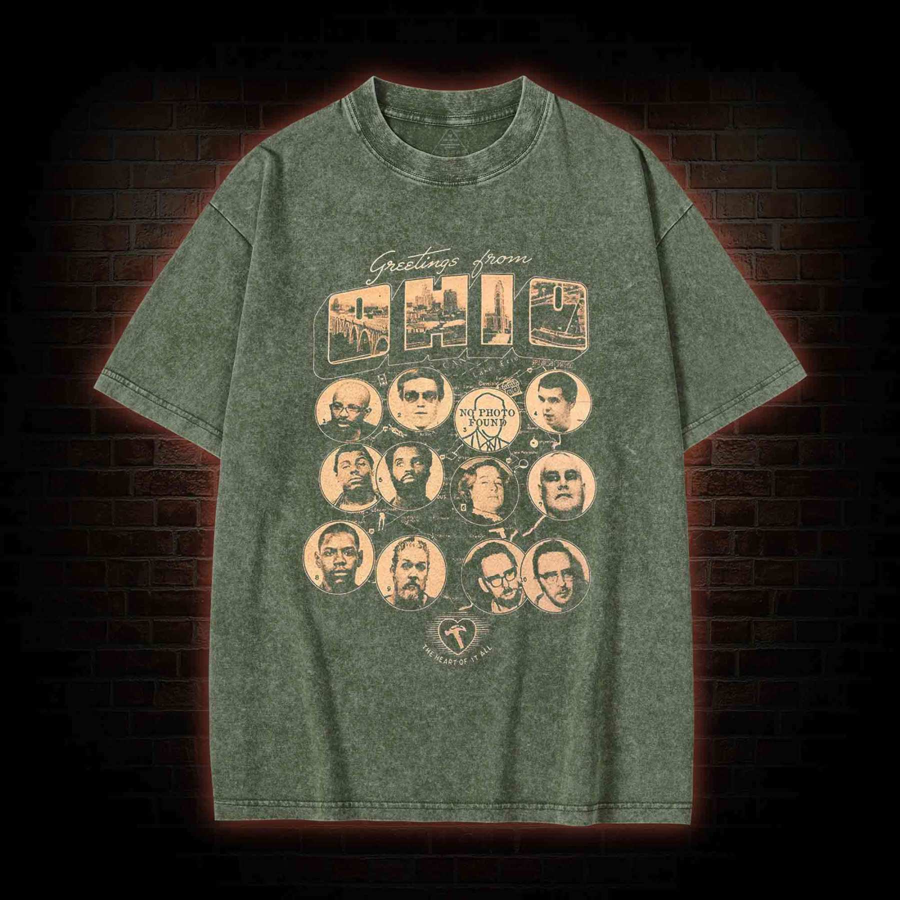 Greetings from OHIO Washed T-shirt