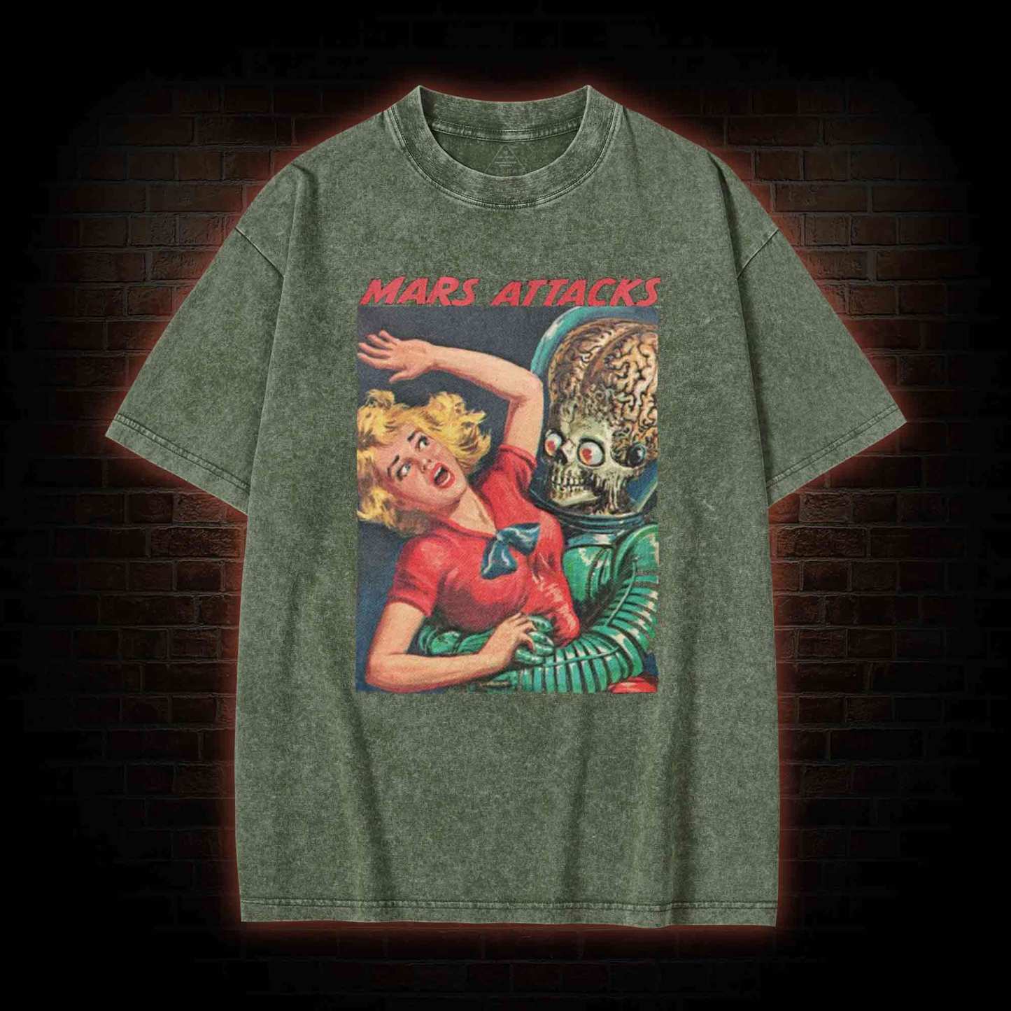 We Come in Peace Washed T-shirt