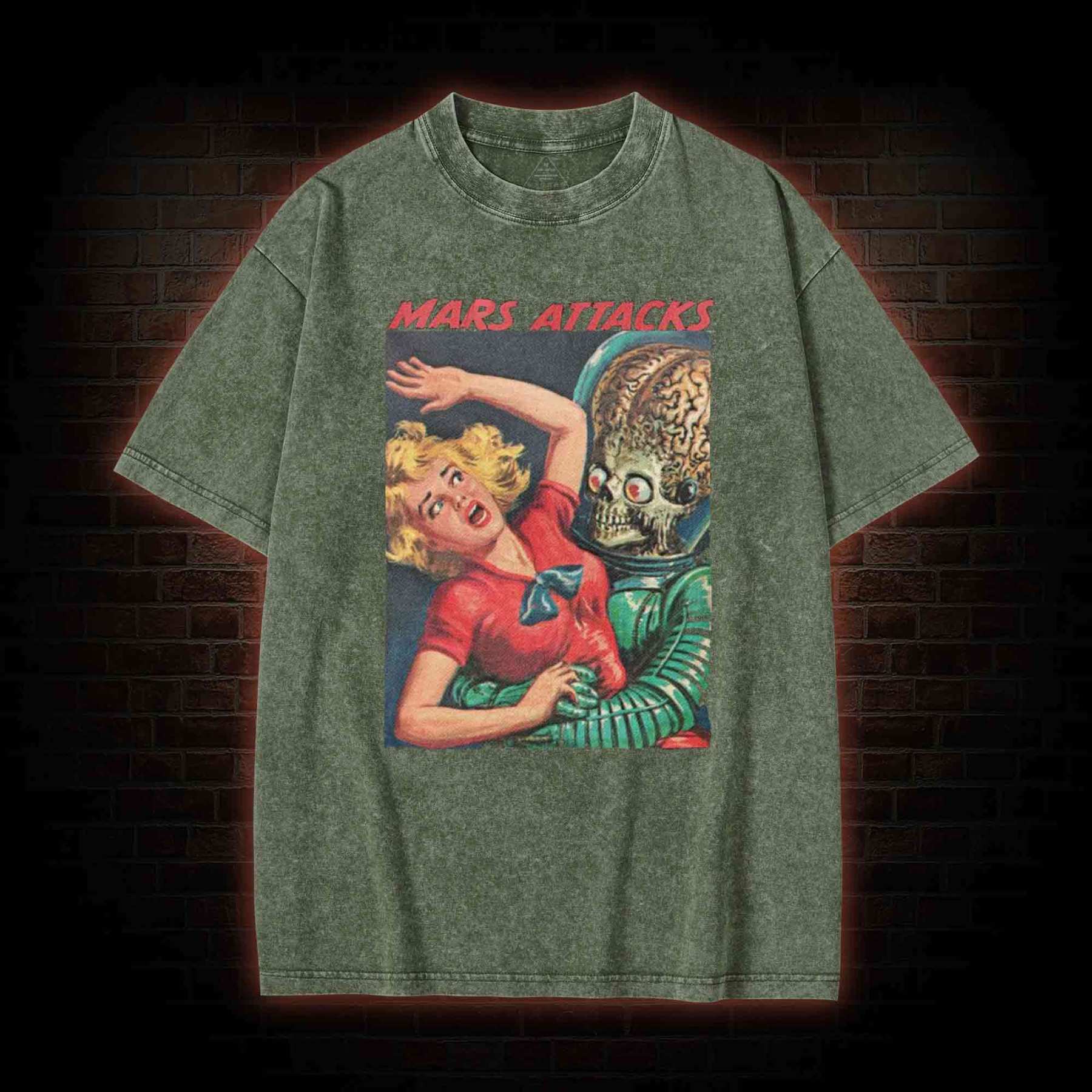 We Come in Peace Washed T-shirt