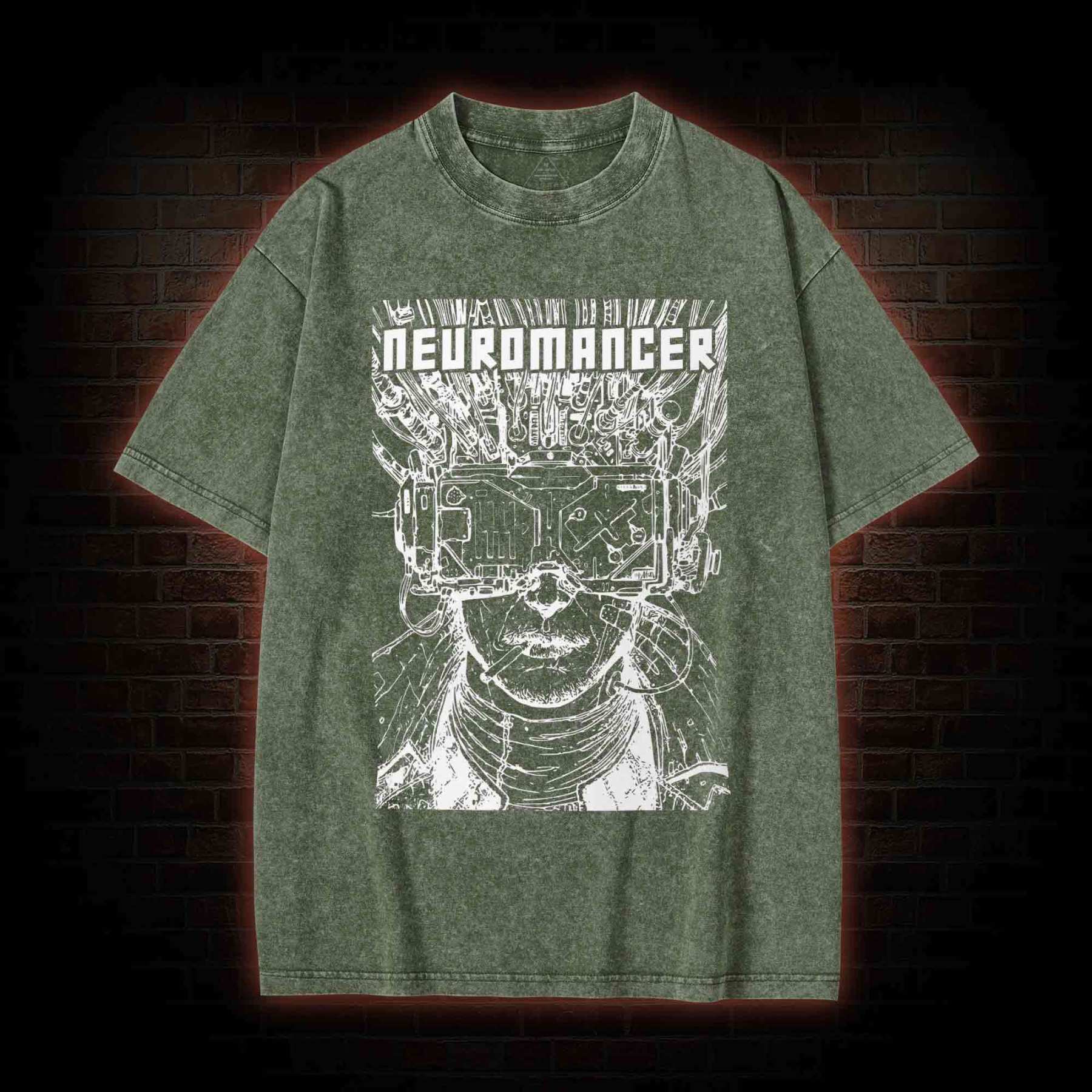 A TV Set with No Signal Washed T-shirt