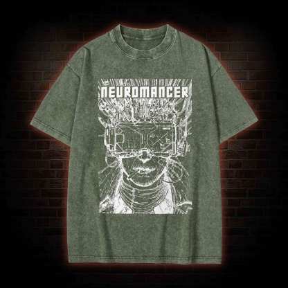 A TV Set with No Signal Washed T-shirt