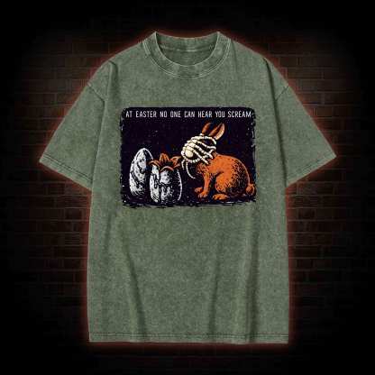 No One can Hear You Scream Washed T-shirt