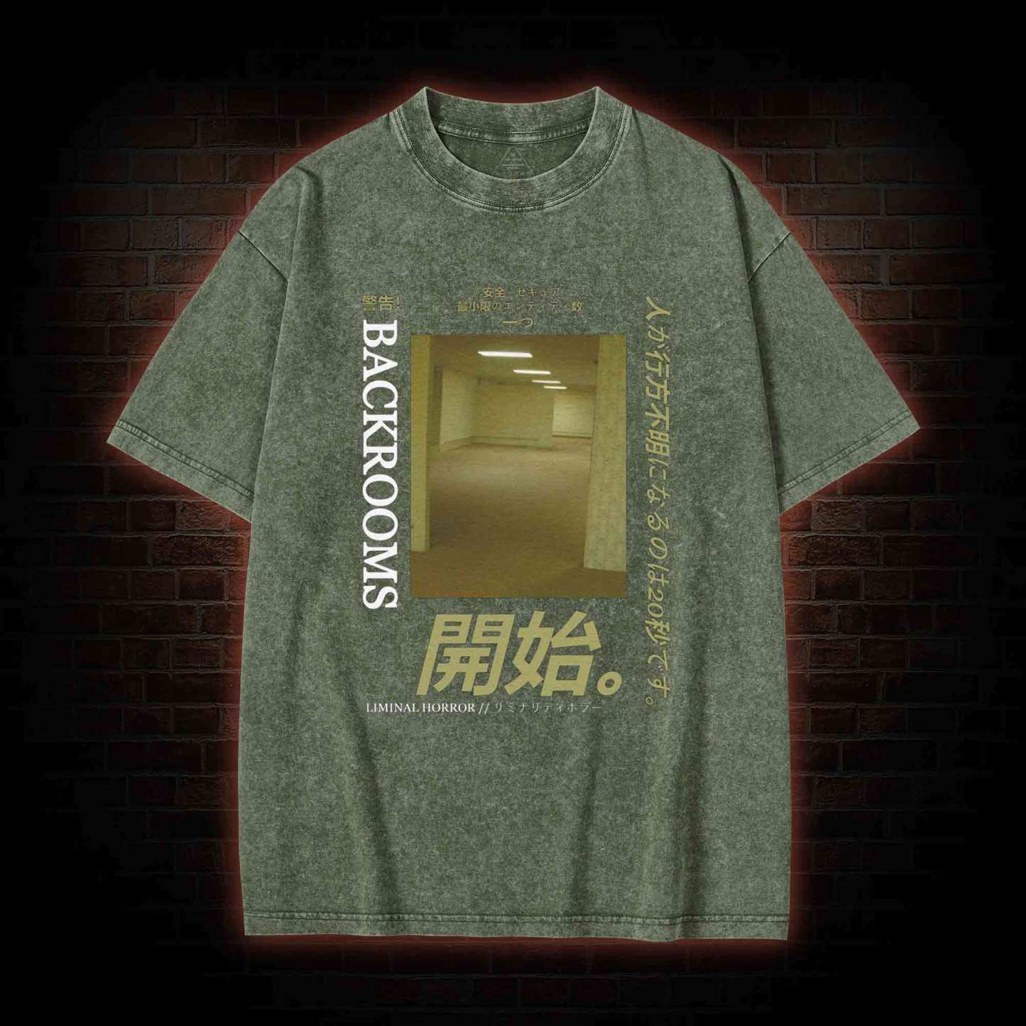 Liminal Horror Washed T-shirt