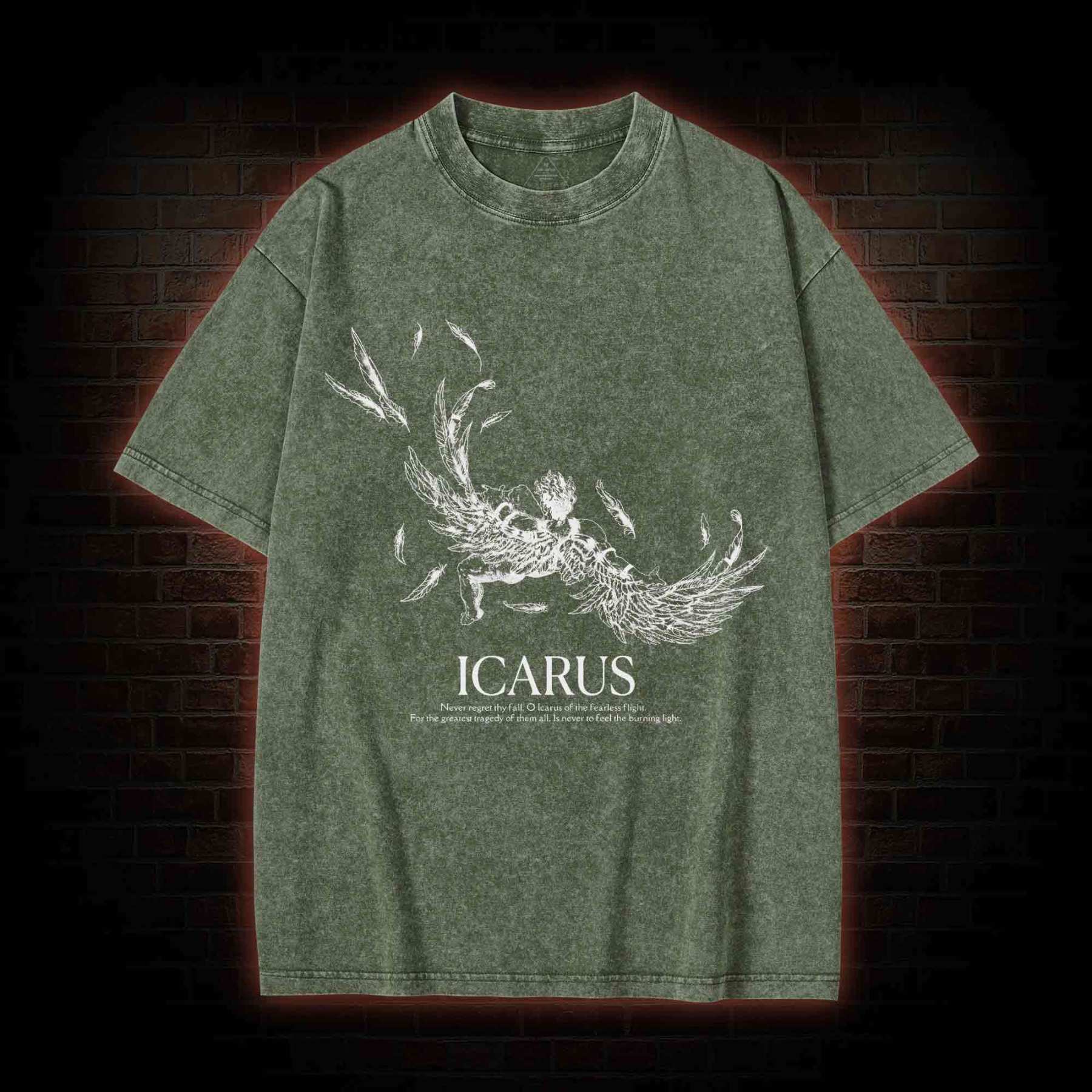 The Fall of Icarus Washed T-shirt
