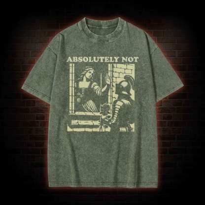 Knightcore Aesthetic Washed T-shirt