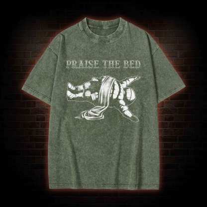 Praise the Bed Washed T-shirt