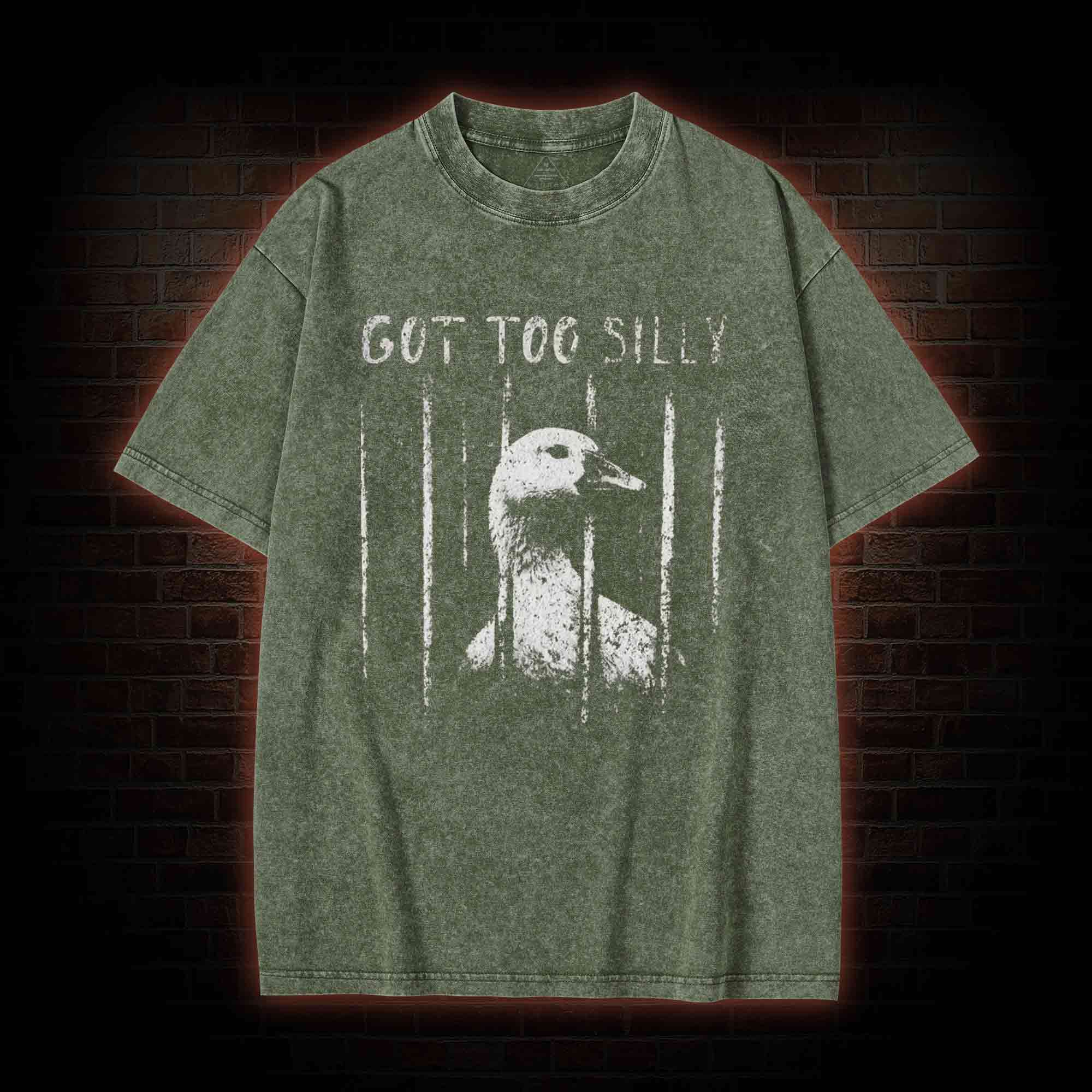 Got Too Silly Washed T-shirt