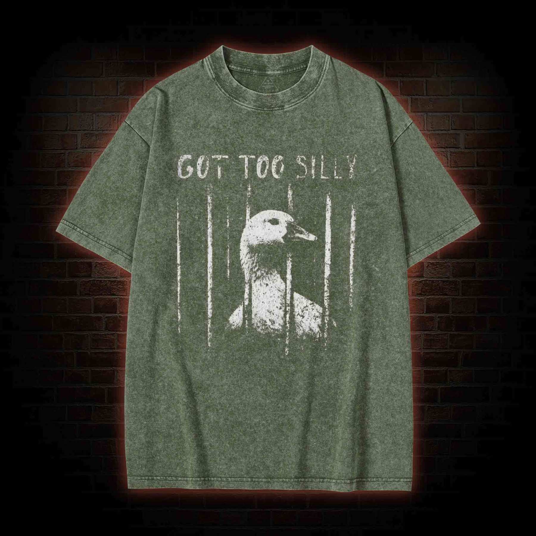 Got Too Silly Washed T-shirt