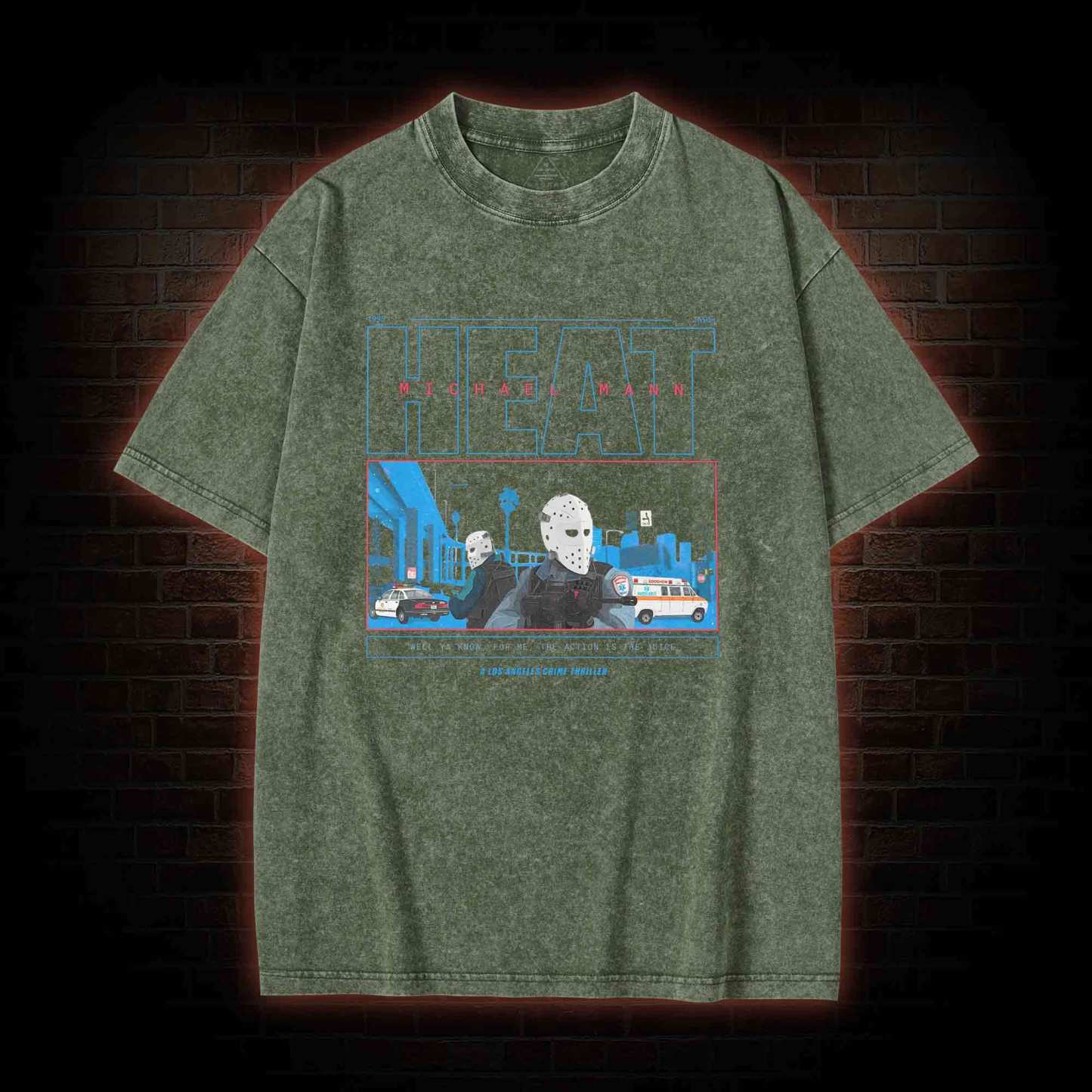 The Action is the Juice Washed T-shirt