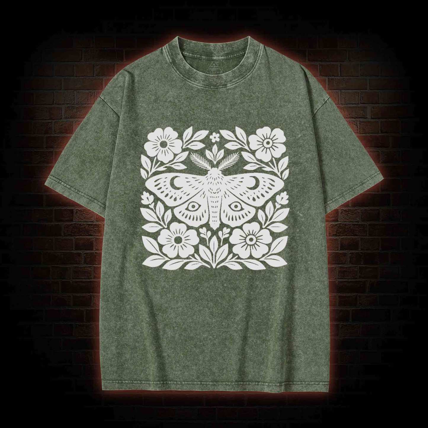 Moth Block Washed T-shirt