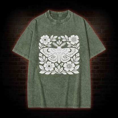 Moth Block Washed T-shirt