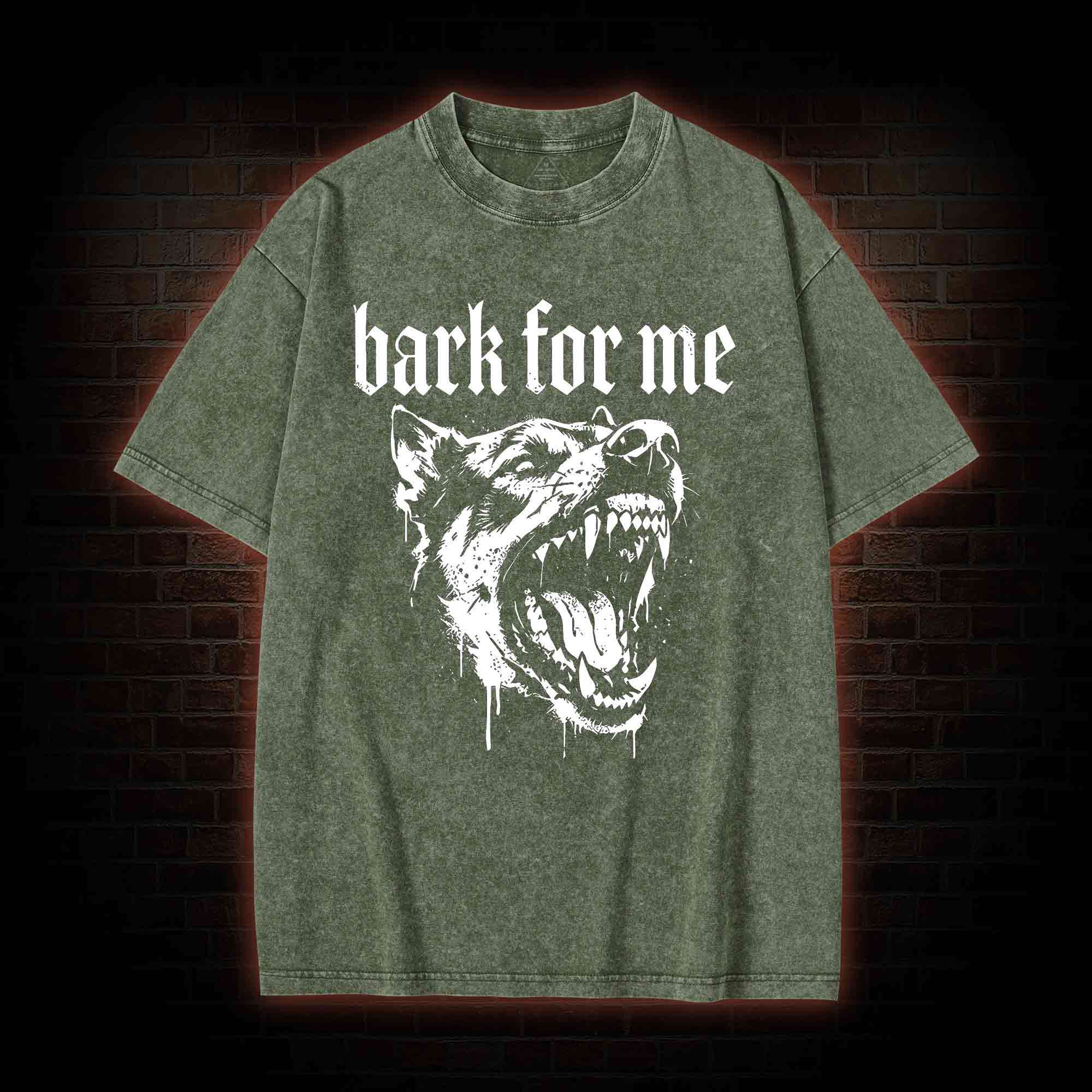 Bark for Me Washed T-shirt