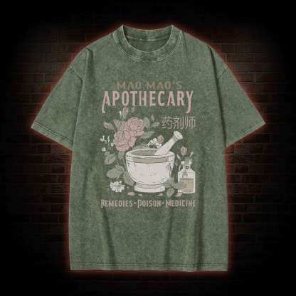 Remedies Poison Medicine Washed T-shirt