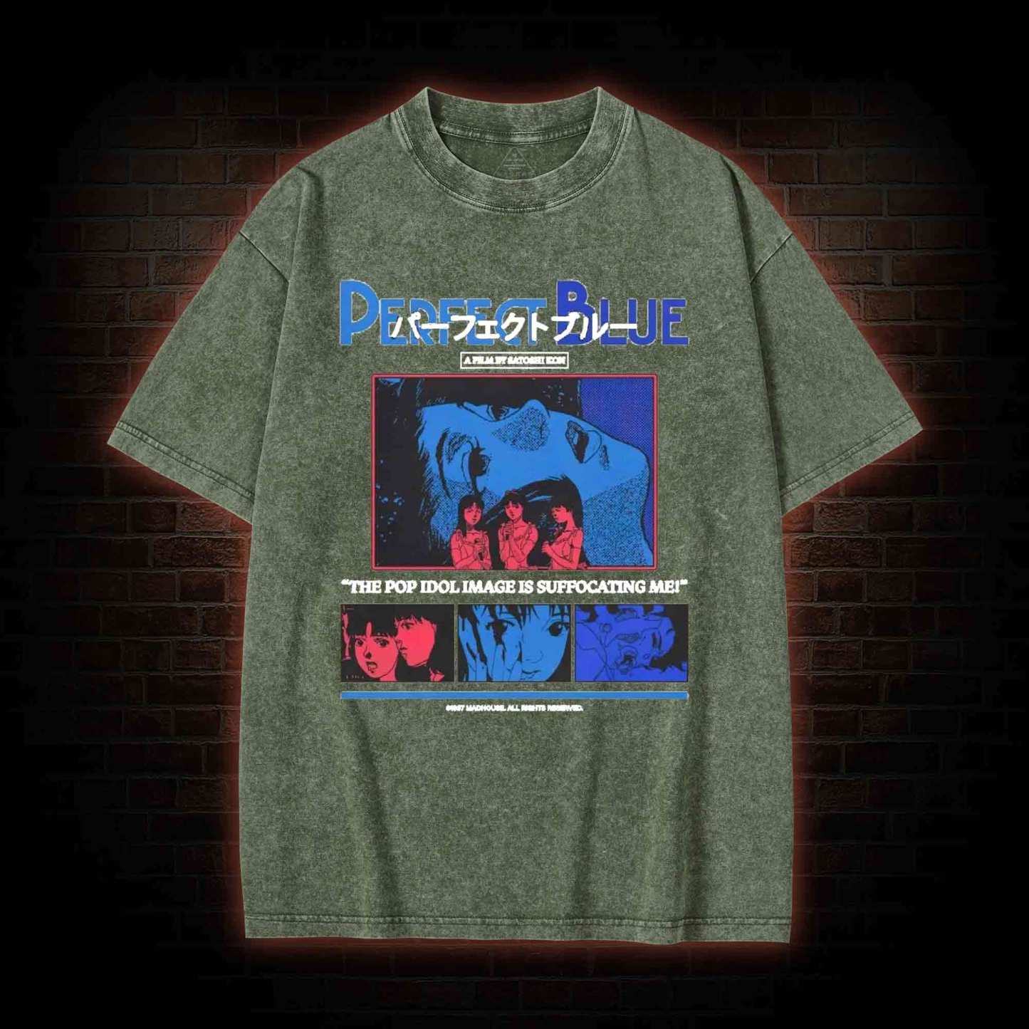 The Pop Idol Image is Suffocating Me Washed T-shirt