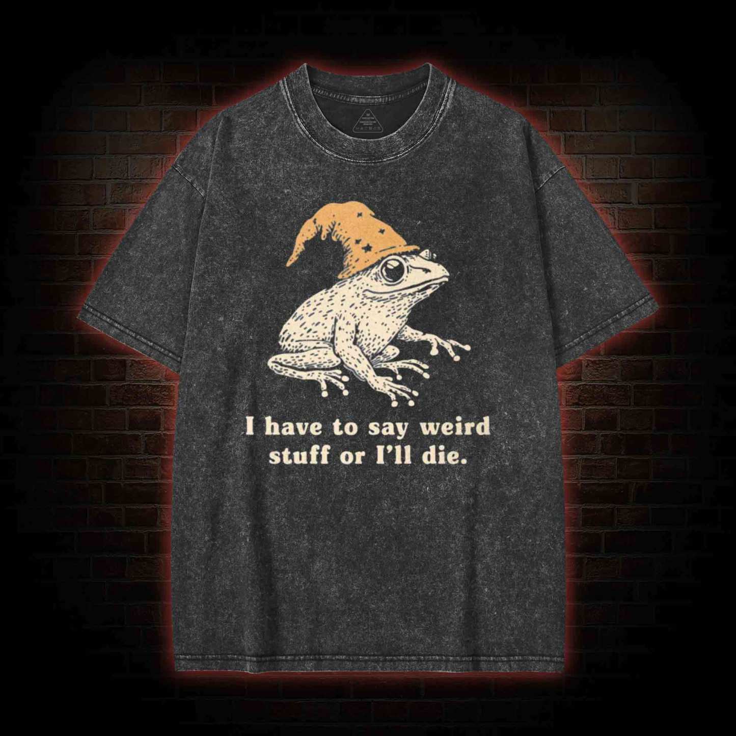 I Have Say Weird Washed T-shirt