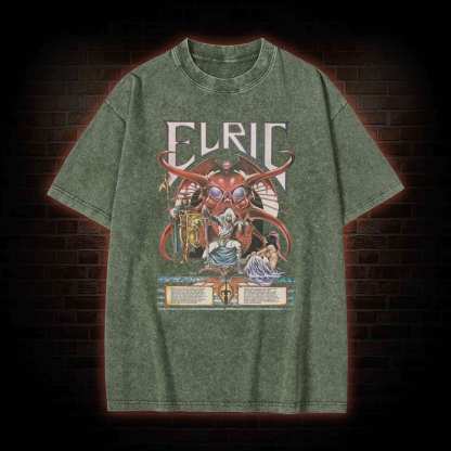 Blood and Souls for My Lord Arioch Washed T-shirt