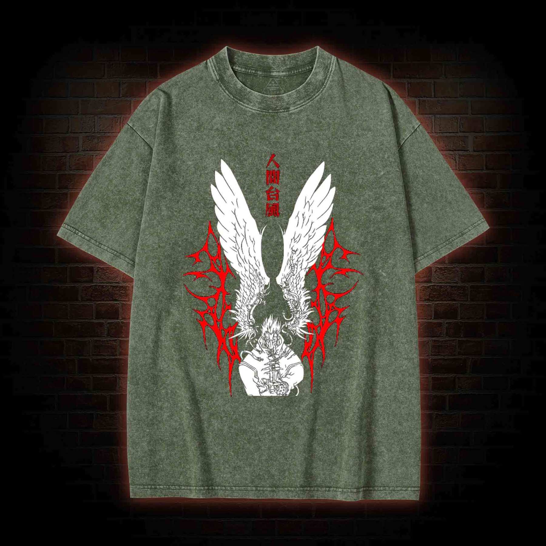 This World is Made of Love and Peace Washed T-shirt
