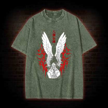 This World is Made of Love and Peace Washed T-shirt