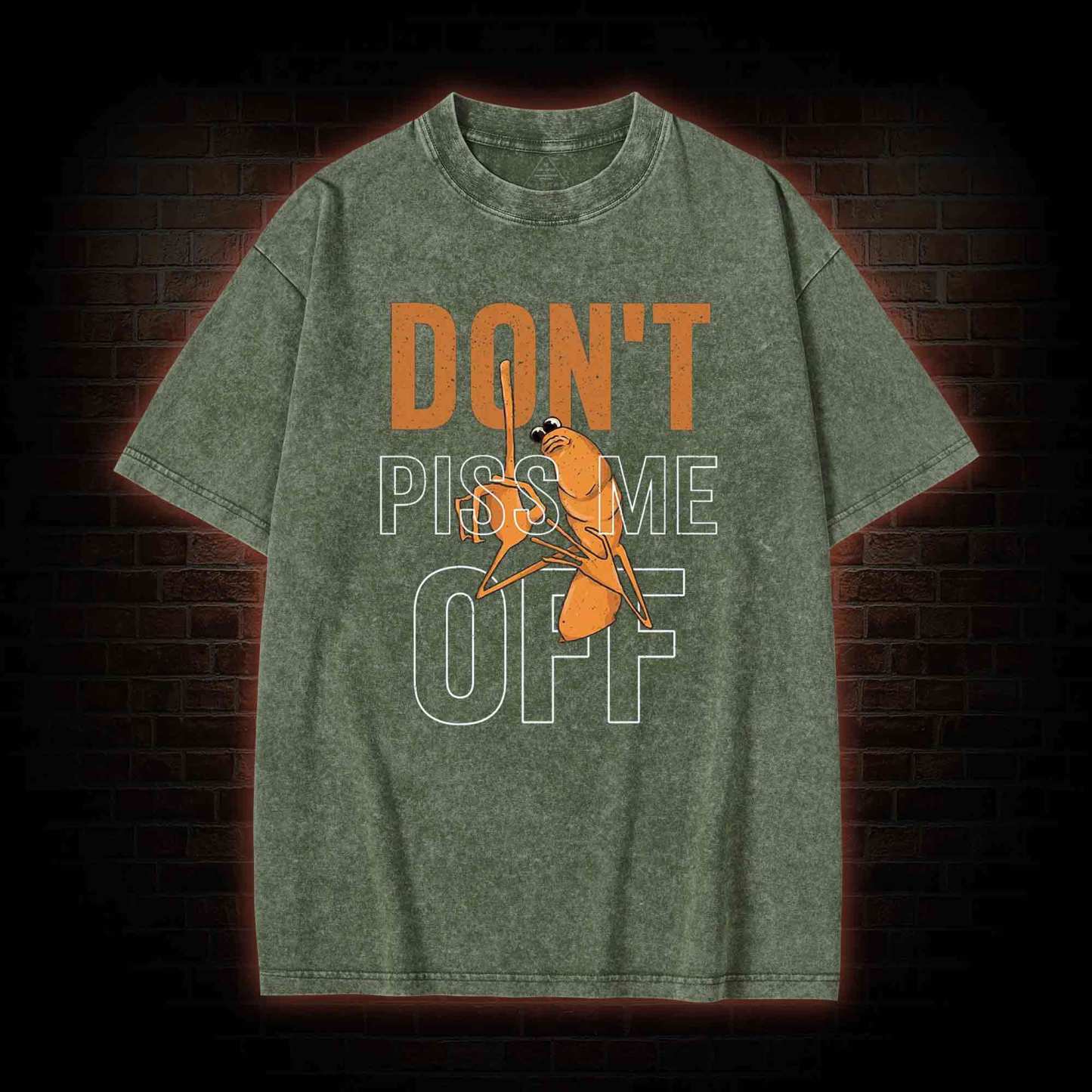 Don't Piss Me Off Washed T-shirt