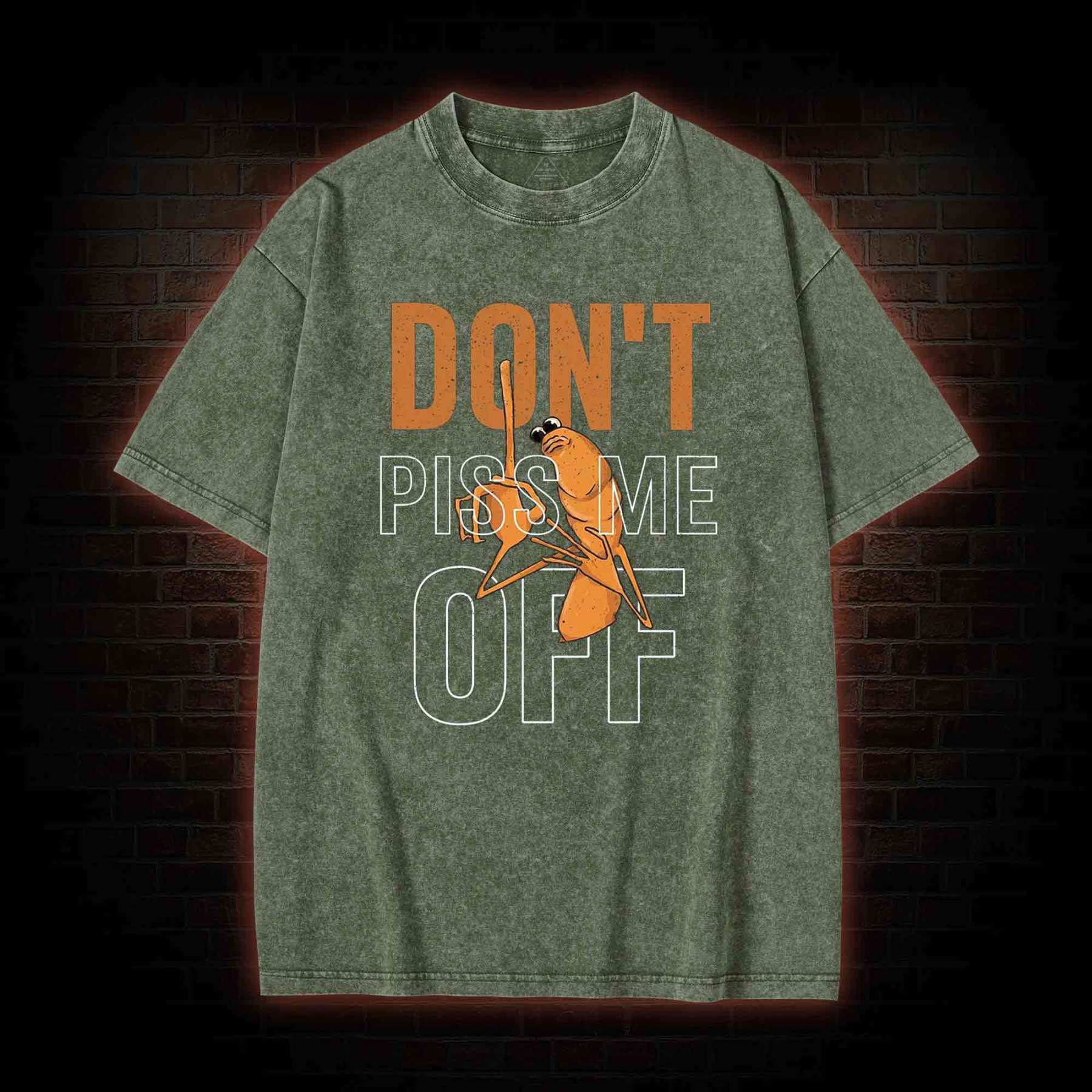Don't Piss Me Off Washed T-shirt