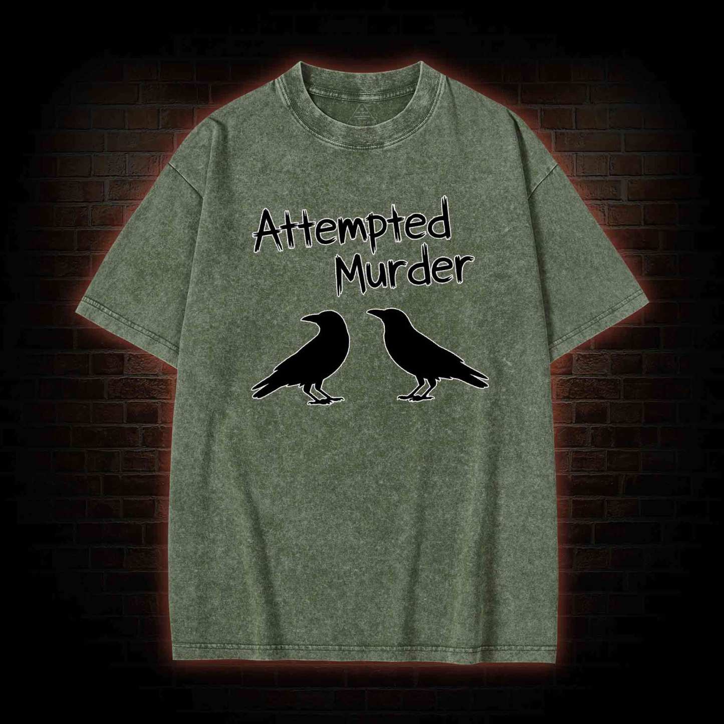 Attempted Murder Washed T-shirt