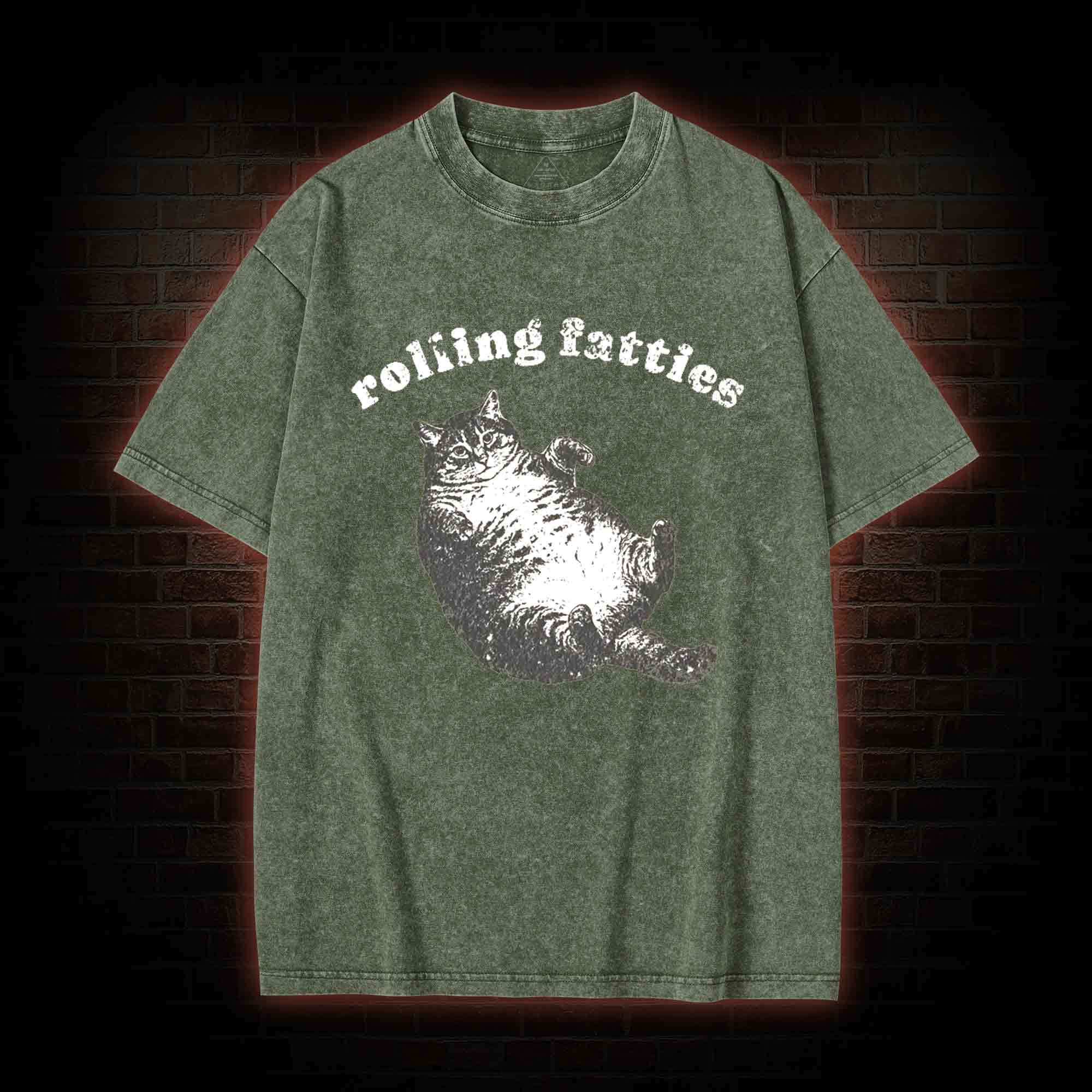 Rolling Fatties Washed T-shirt