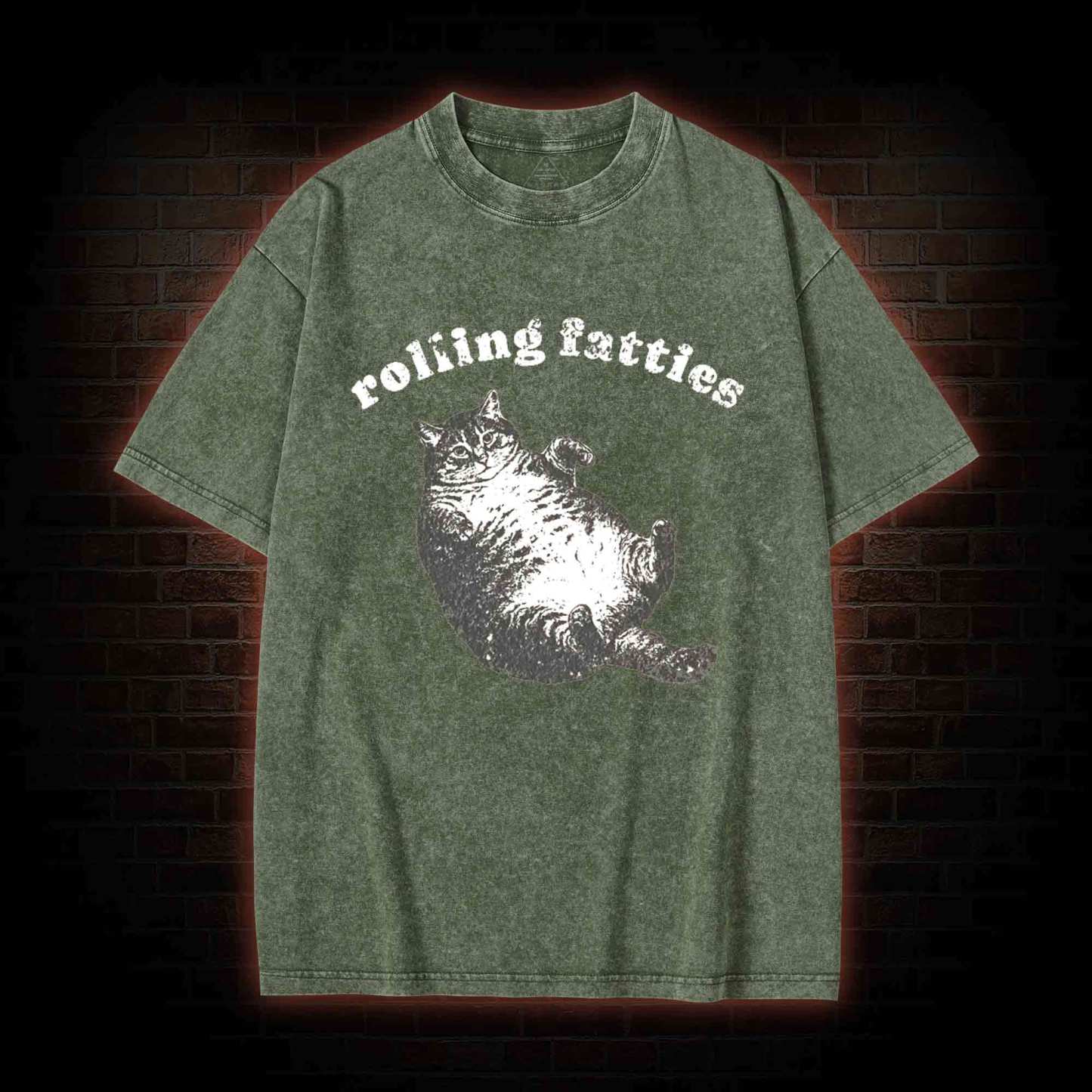 Rolling Fatties Washed T-shirt