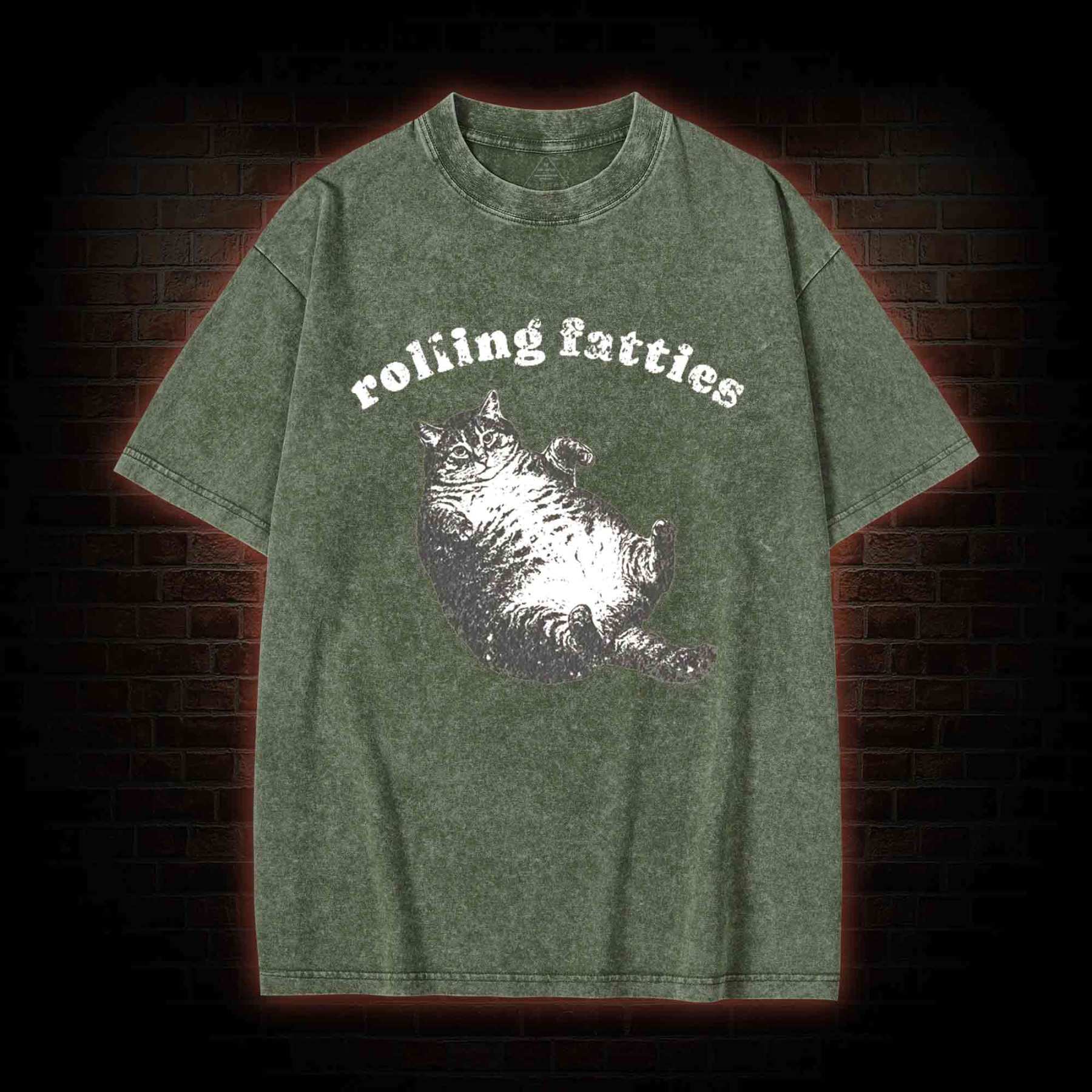 Rolling Fatties Washed T-shirt