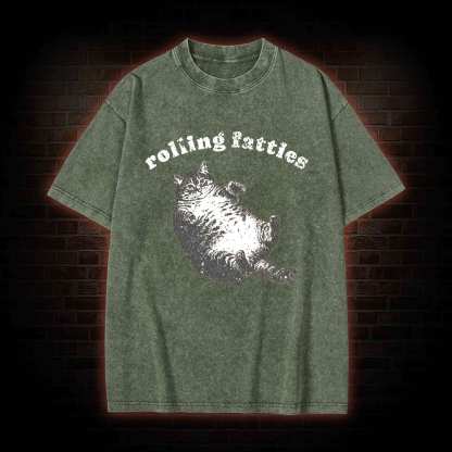 Rolling Fatties Washed T-shirt